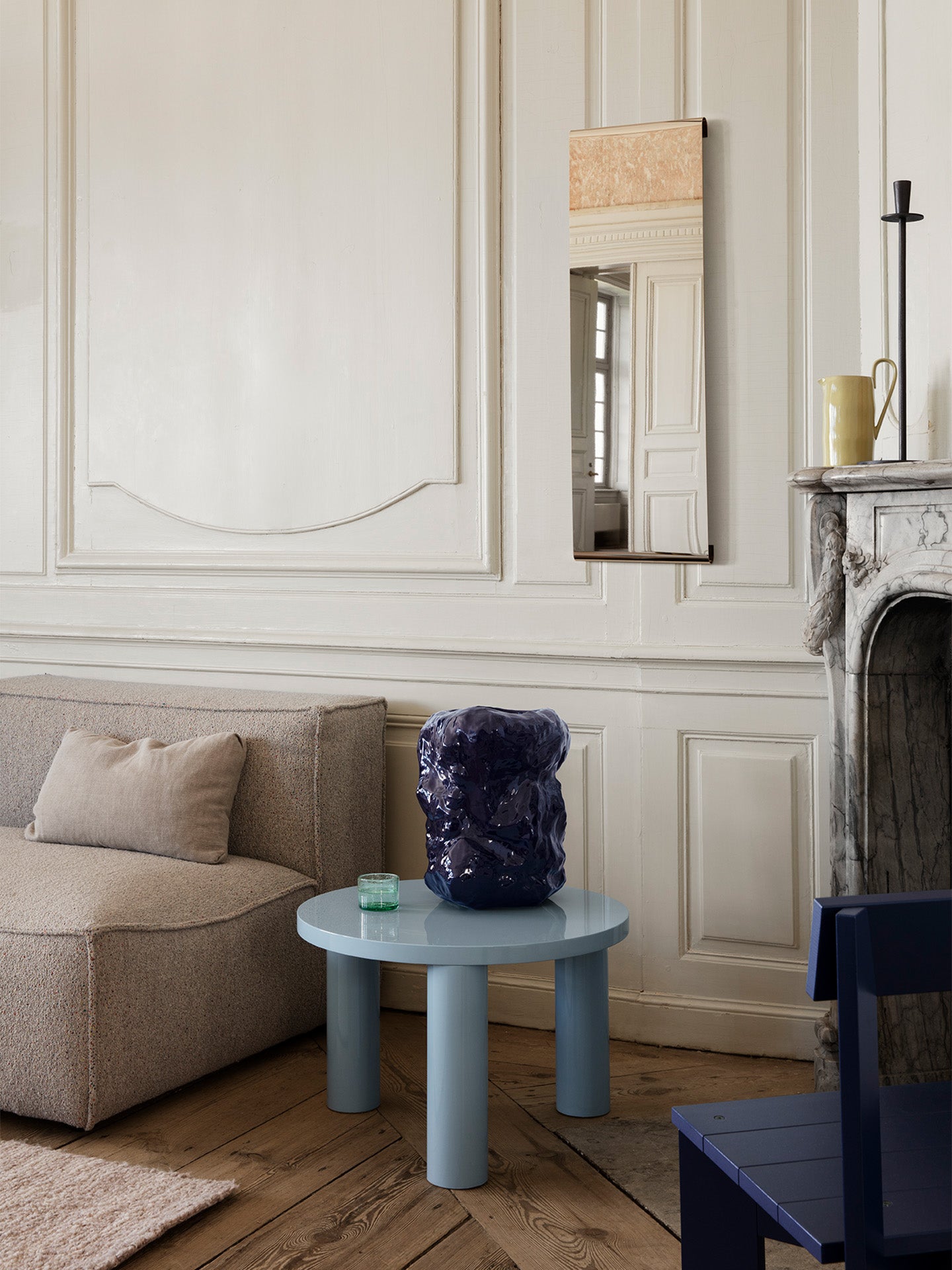 POST light blue coffee table
