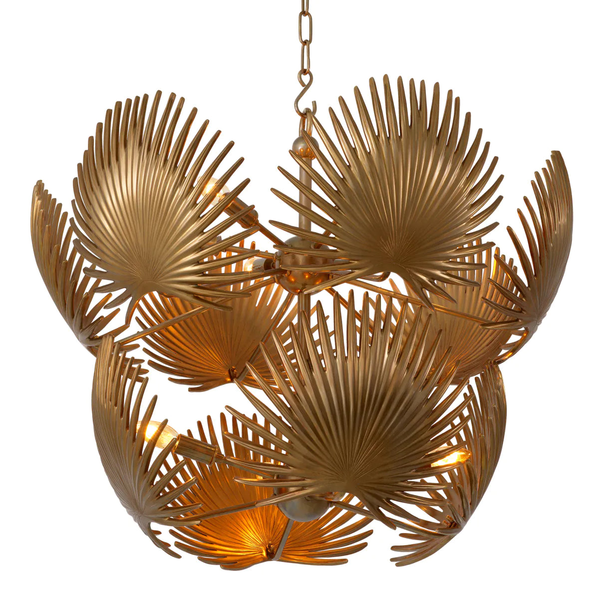 Ancient Golden Folige hanging lamp