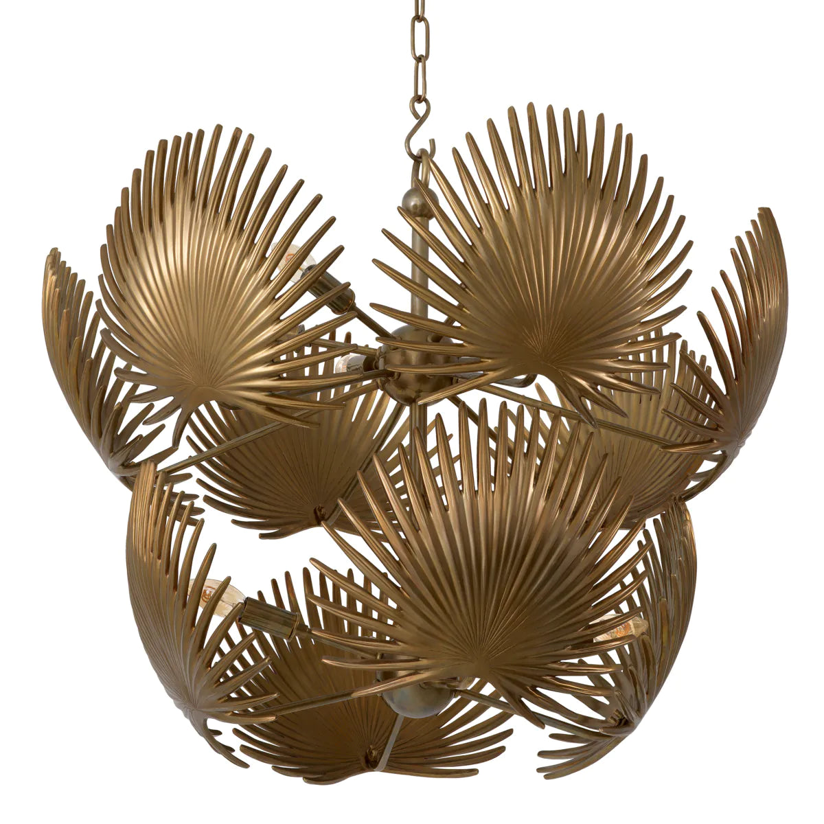 Ancient Golden Folige hanging lamp