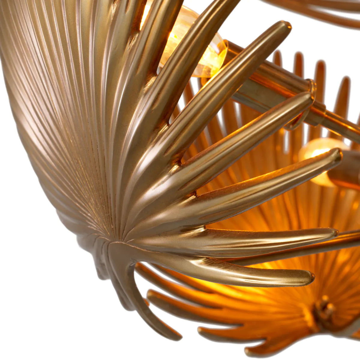 Ancient Golden Folige hanging lamp
