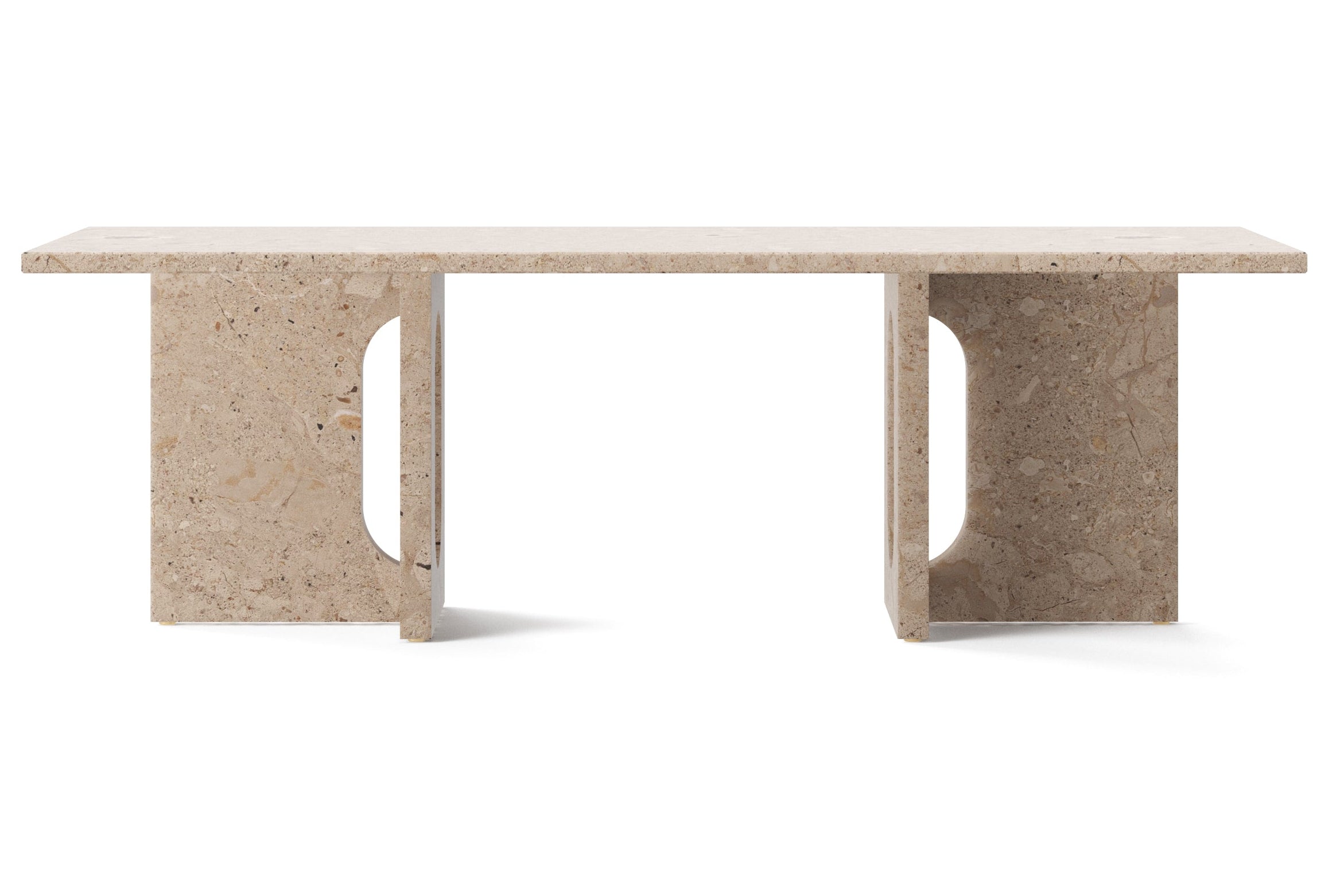 Couchtisch ANDROGYNE beige Marmor