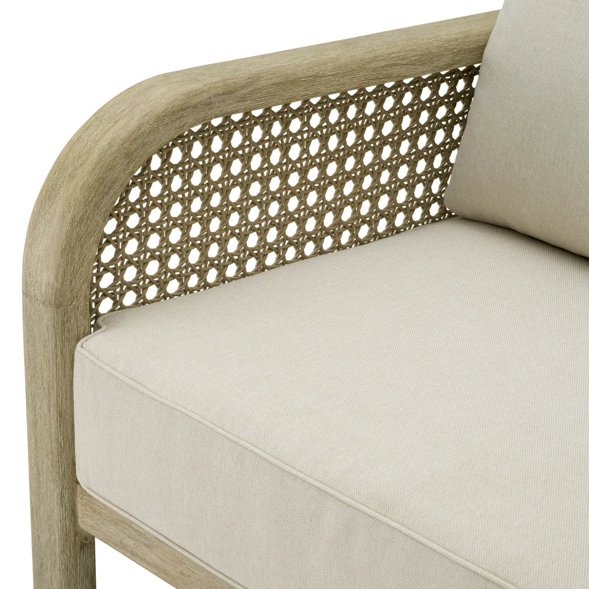 Garden sofa julian light wood wood