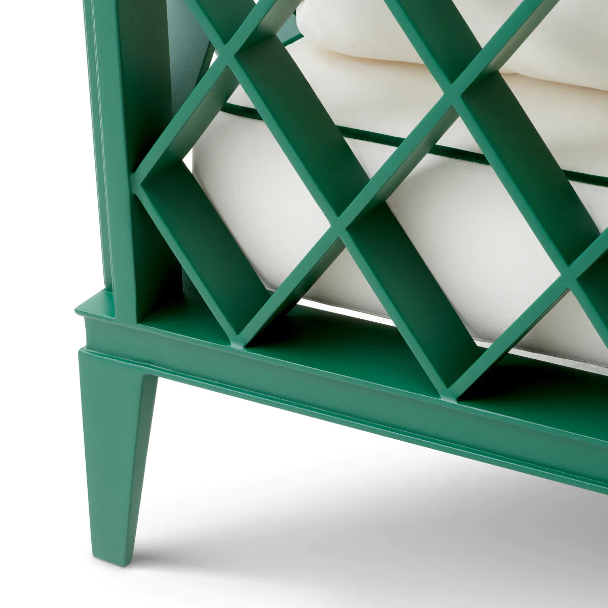 3-seater outdoor sofa OCEAN CLUB green with broken white
