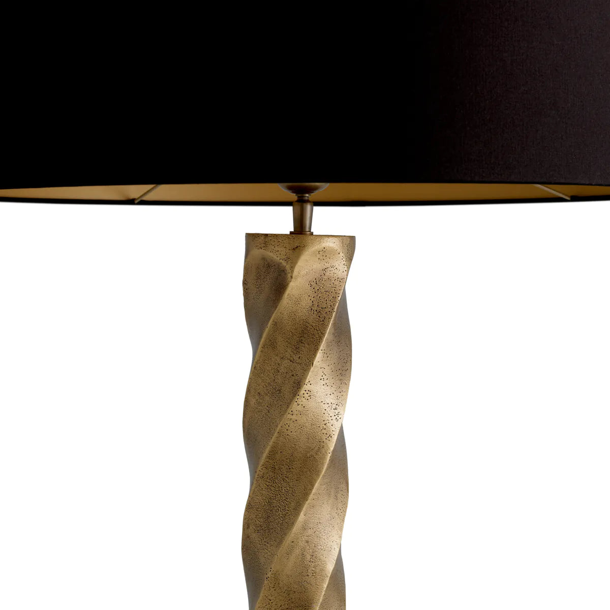 Tischlampe COSTANZA antikgold mit Granitbasis