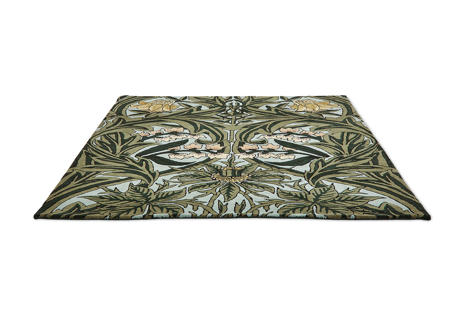 Carpet Morew - Bluebell Leafy Arbour Green