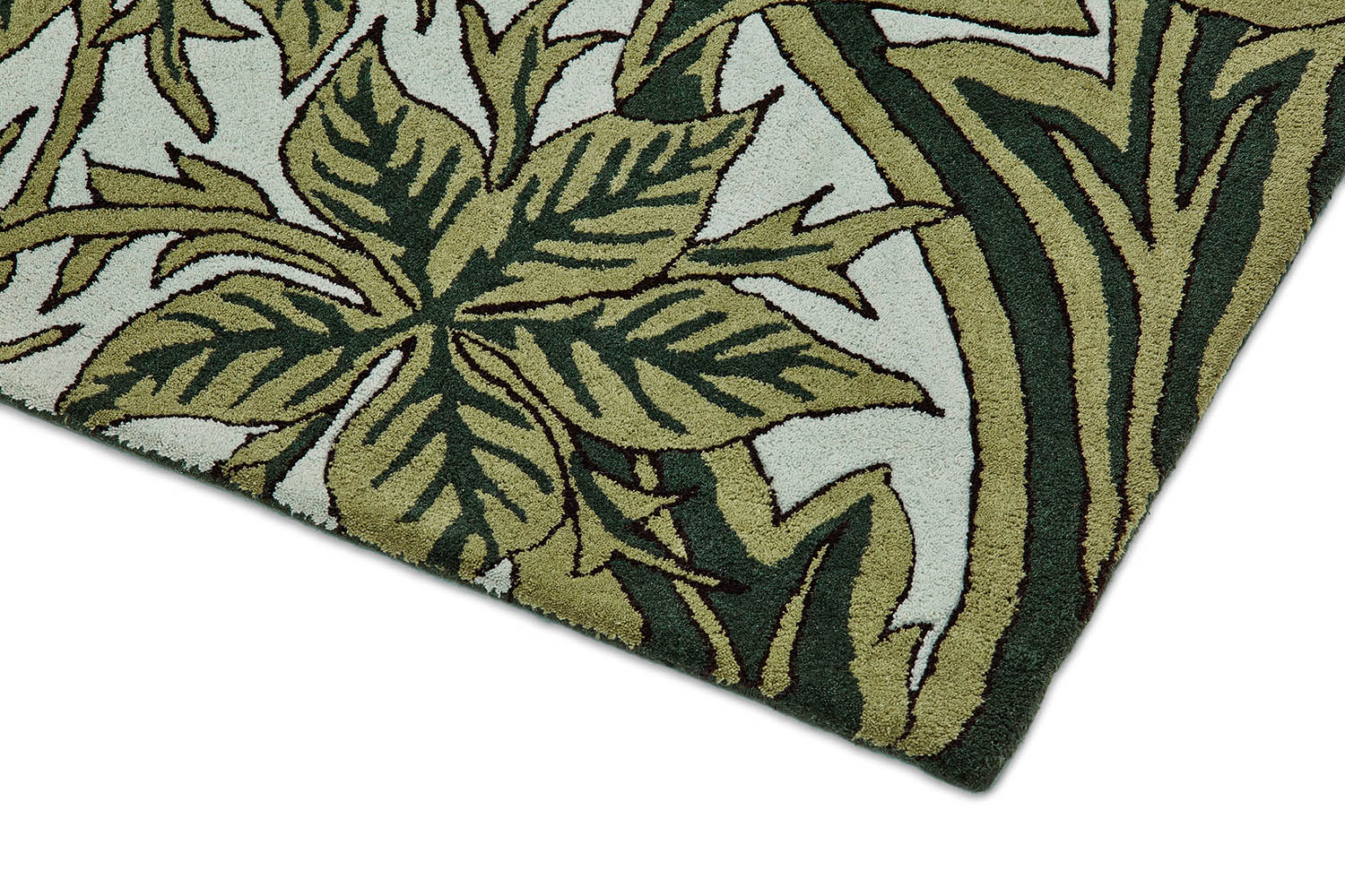 Carpet Morew - Bluebell Leafy Arbour Green