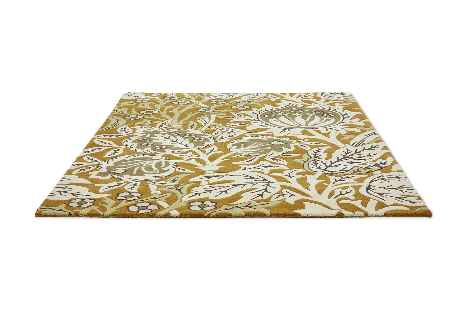 Elmcote gold yellow rug yellow