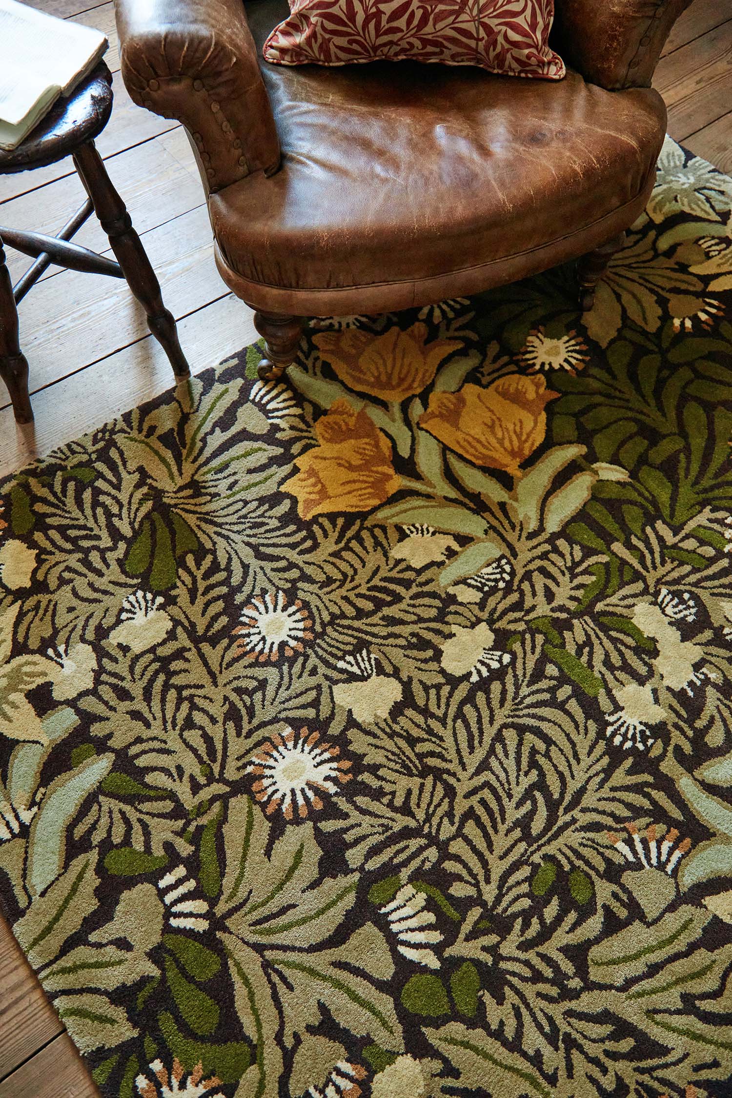 MOREW Rug – BOWER TWINING VINE green