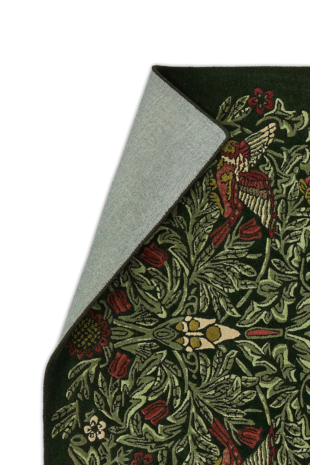MOREW Rug - BIRD TRUMP Green