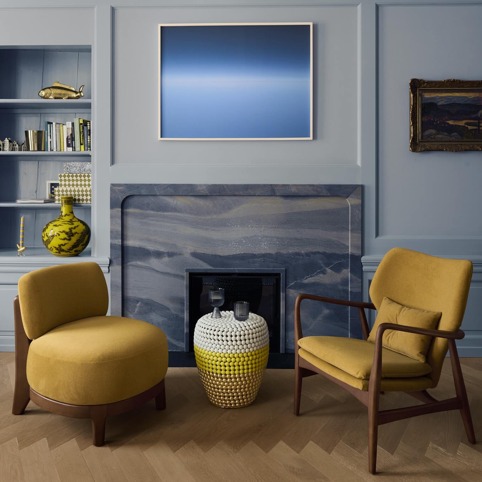 ROOFTOP Gray Glass Wine Glass Set