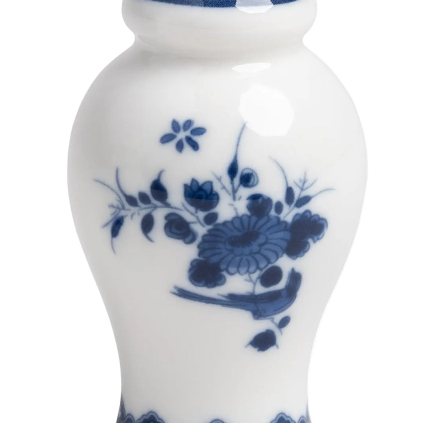 Salt and Pepper Shaker DELFTWARE white with blue