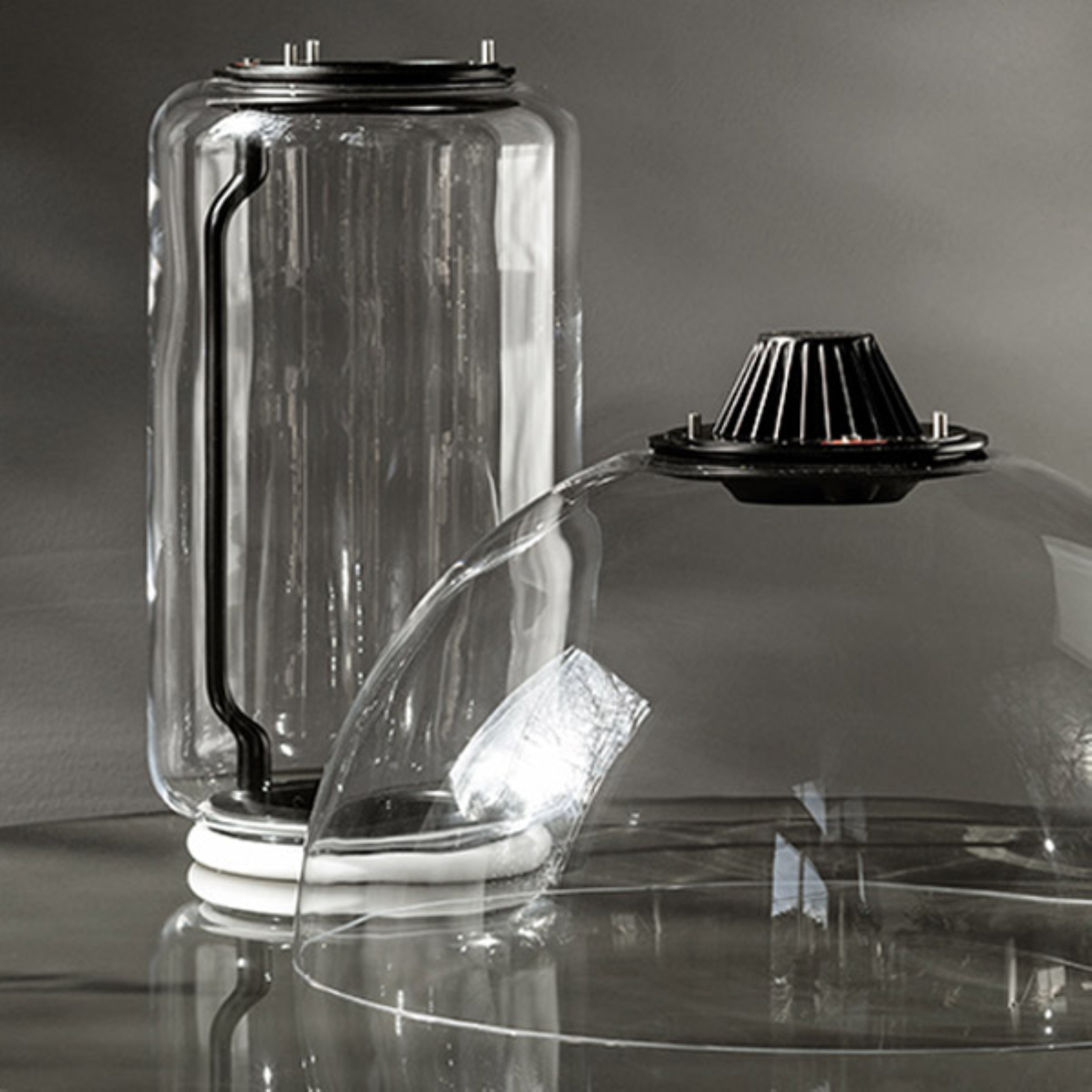 NOCTAMBULE BOWL Floor Lamp Glass