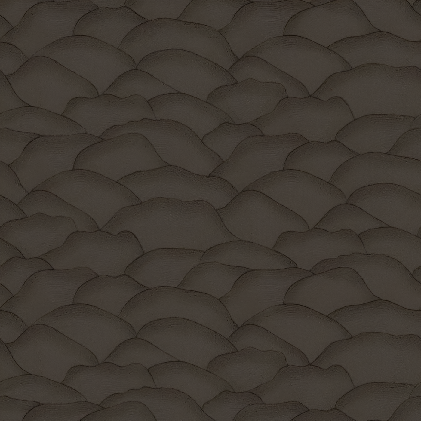 ONDULA ebony structural wallpaper