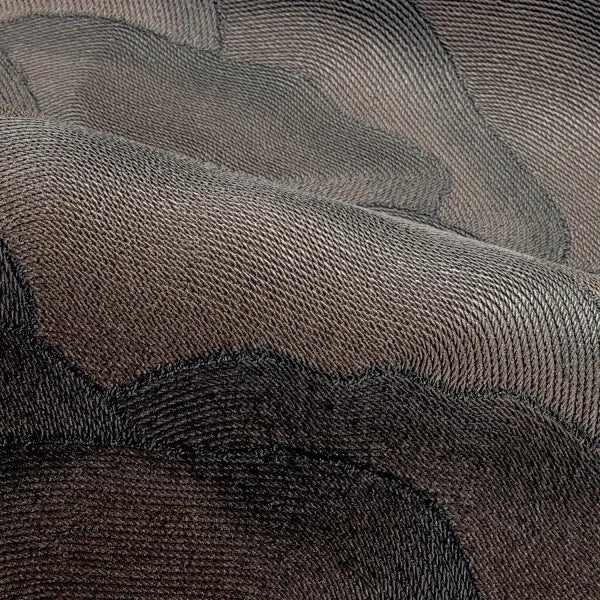 ONDULA ebony structural wallpaper