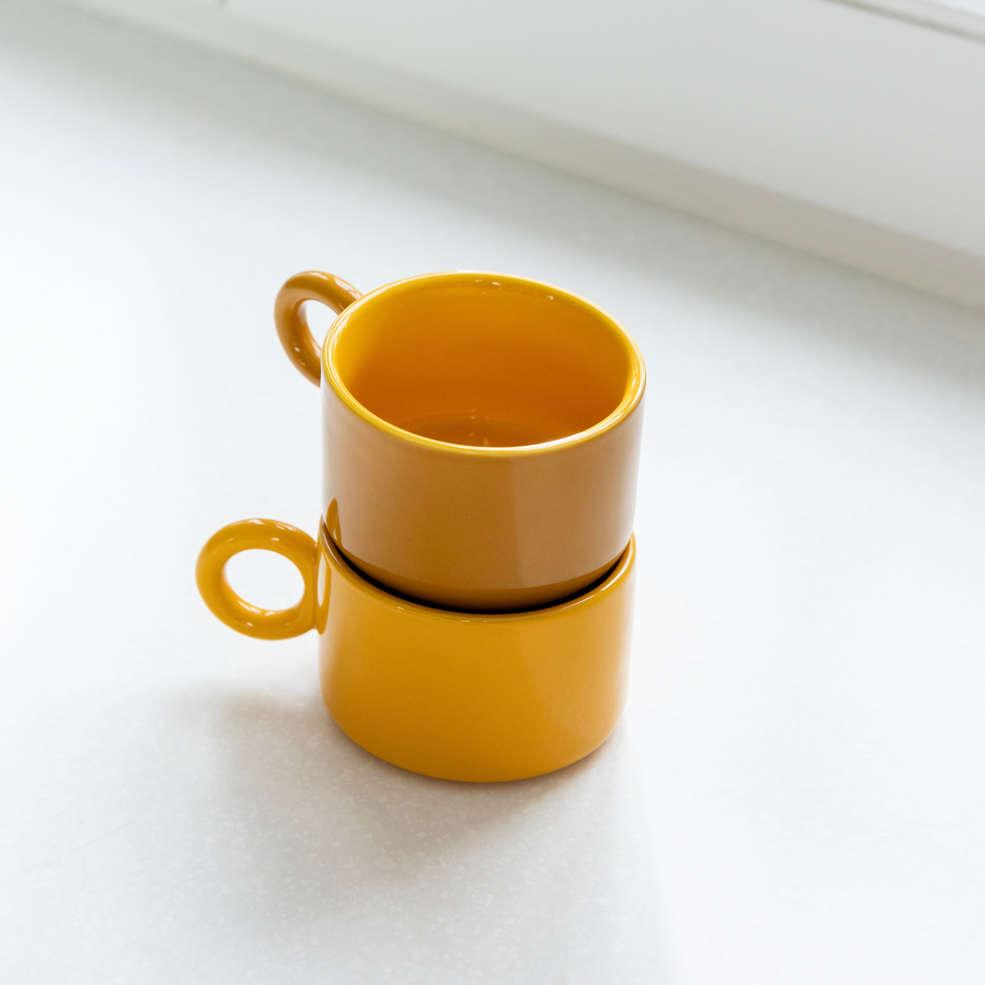 CHIQUITO Cup Set Yellow Porcelain