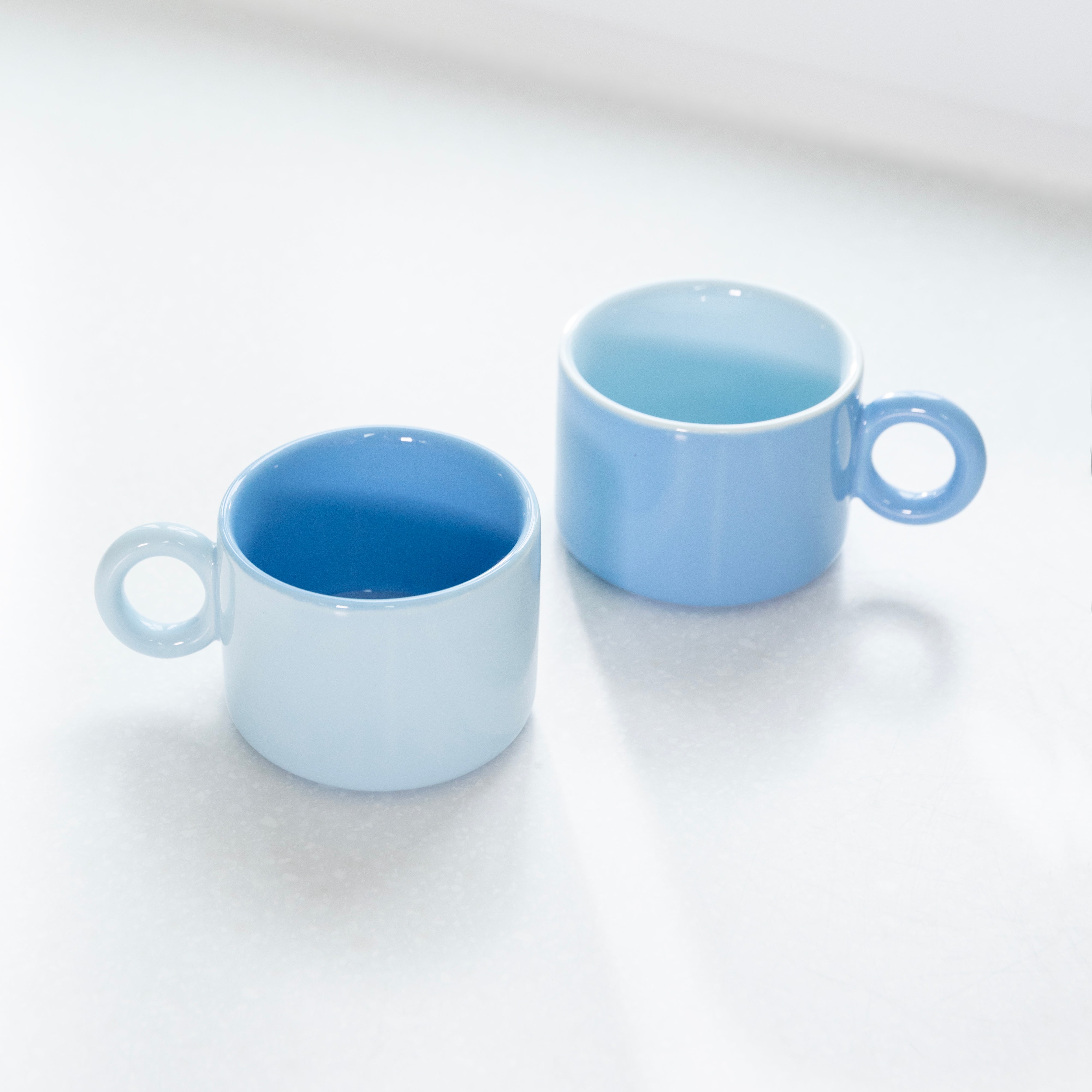 CHIQUITO Cup Set Blue Porcelain