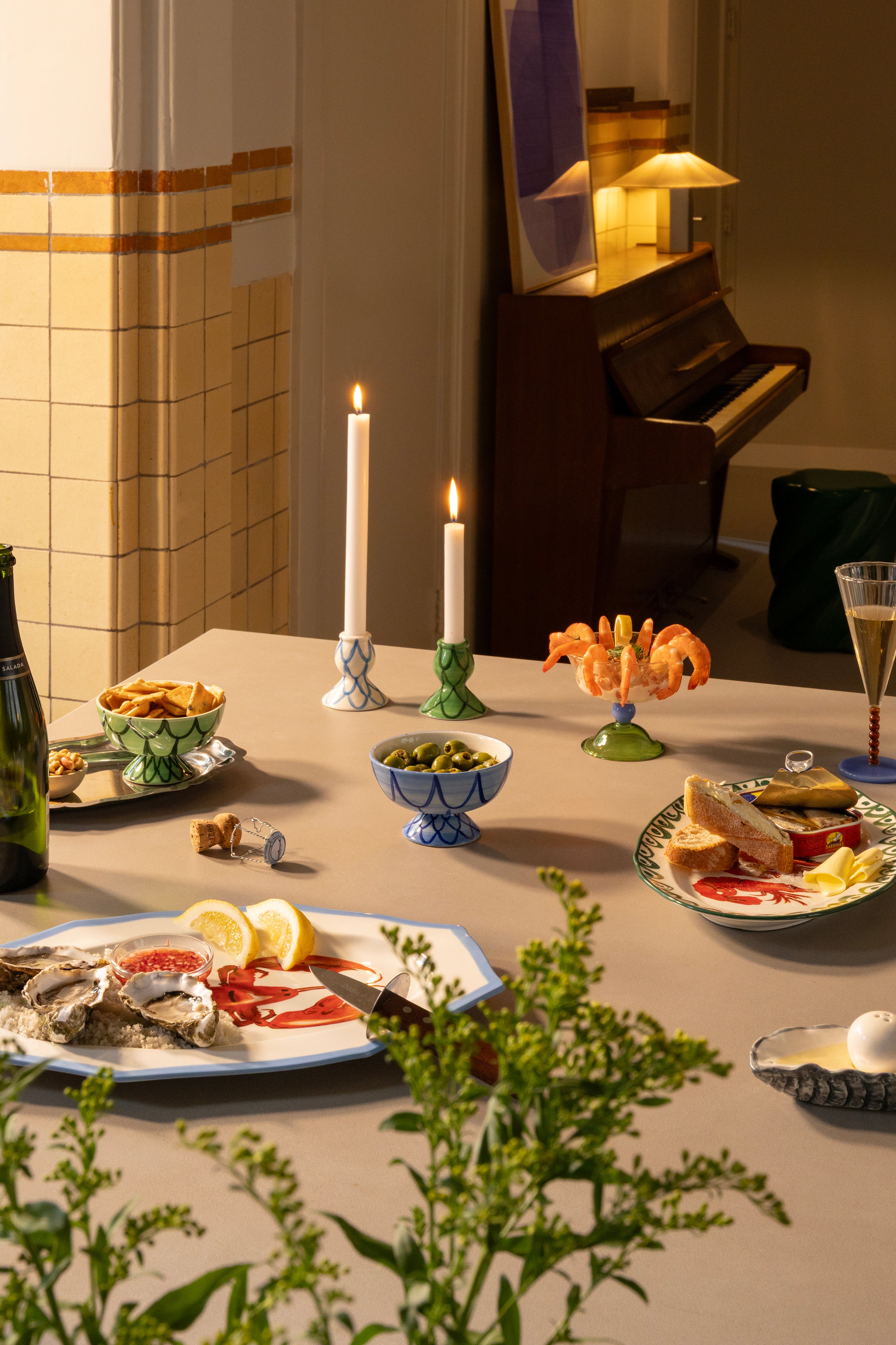 SIRENE LOBSTER porcelain platter