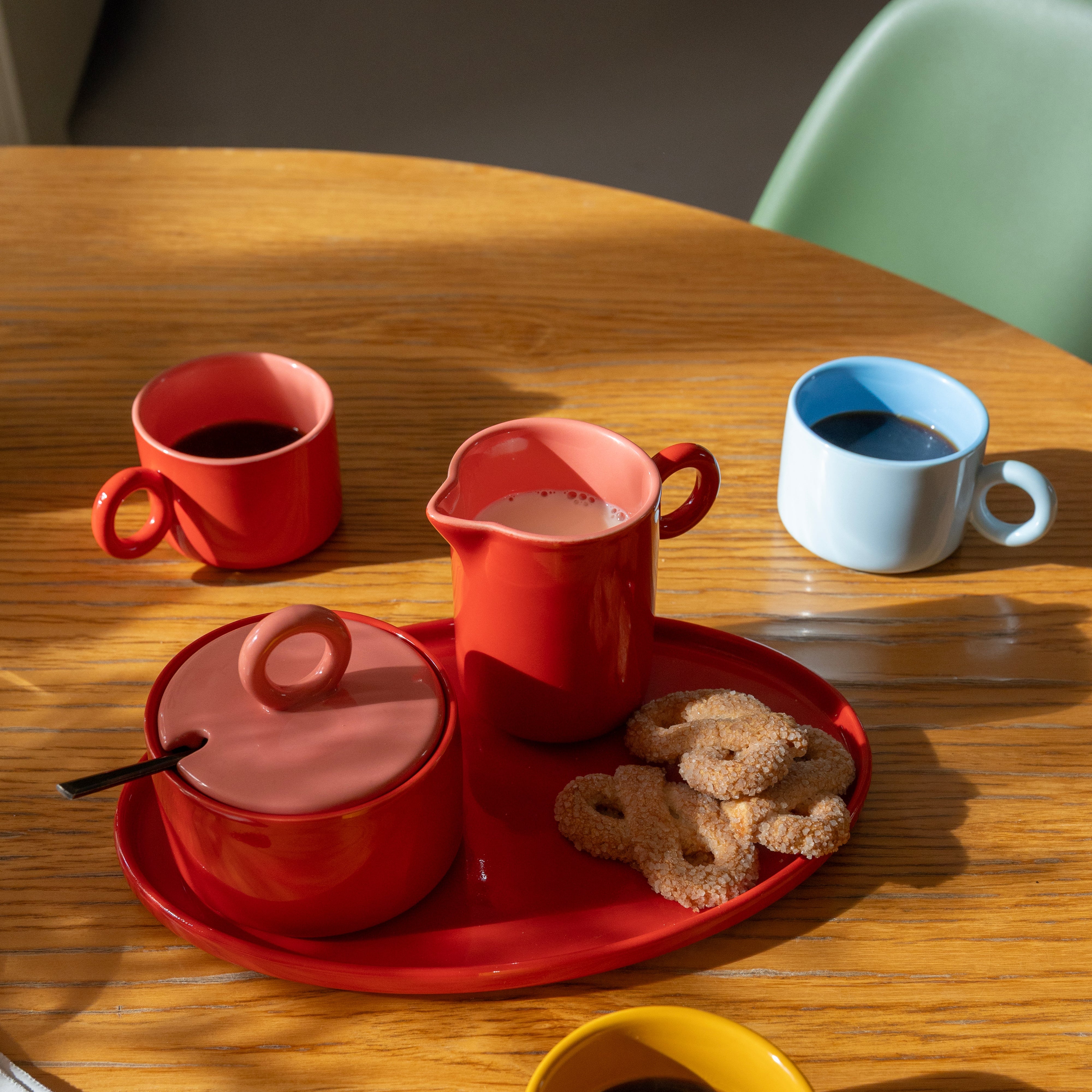 CHIQUITO Cup Set Blue Porcelain