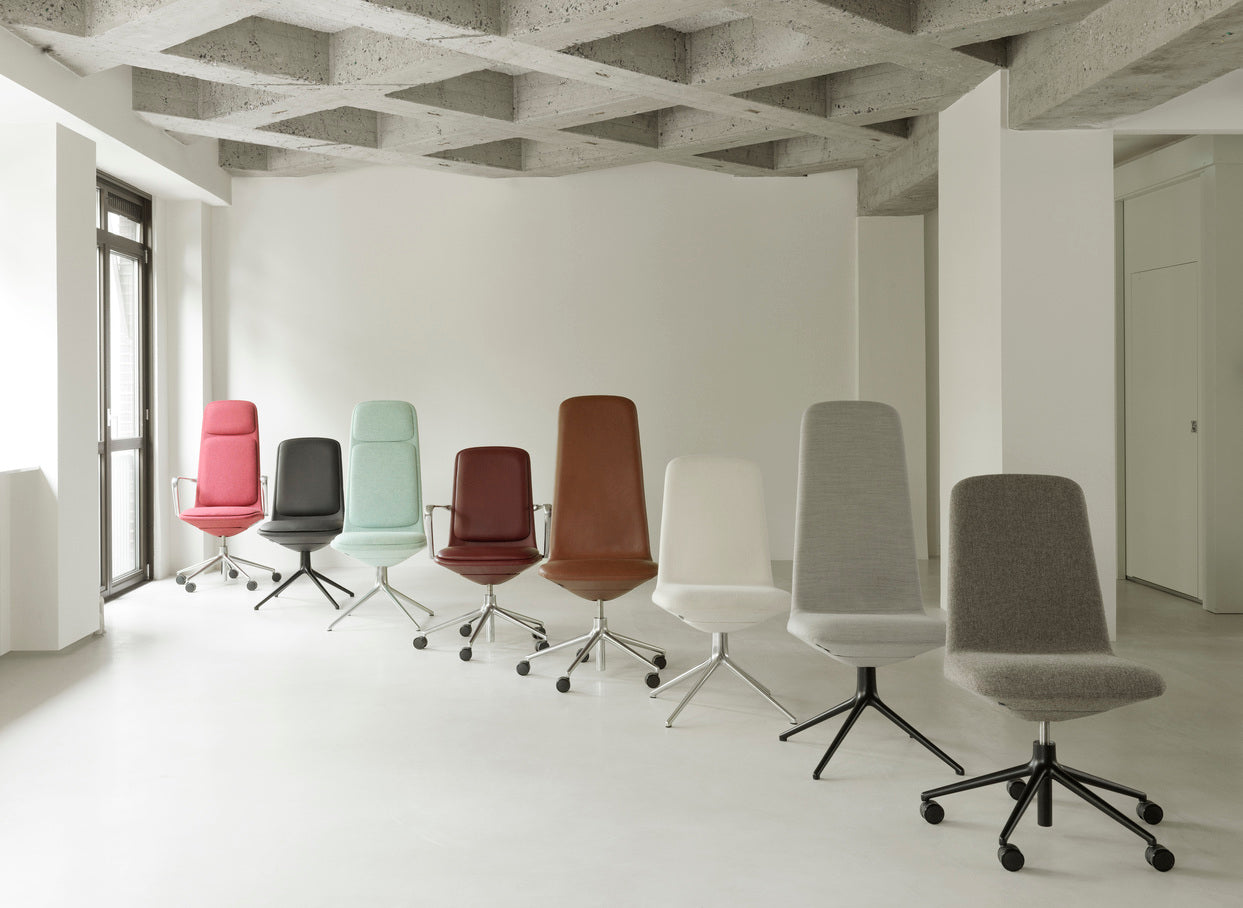 Offer high 4l Upholstered Office chair with a black base