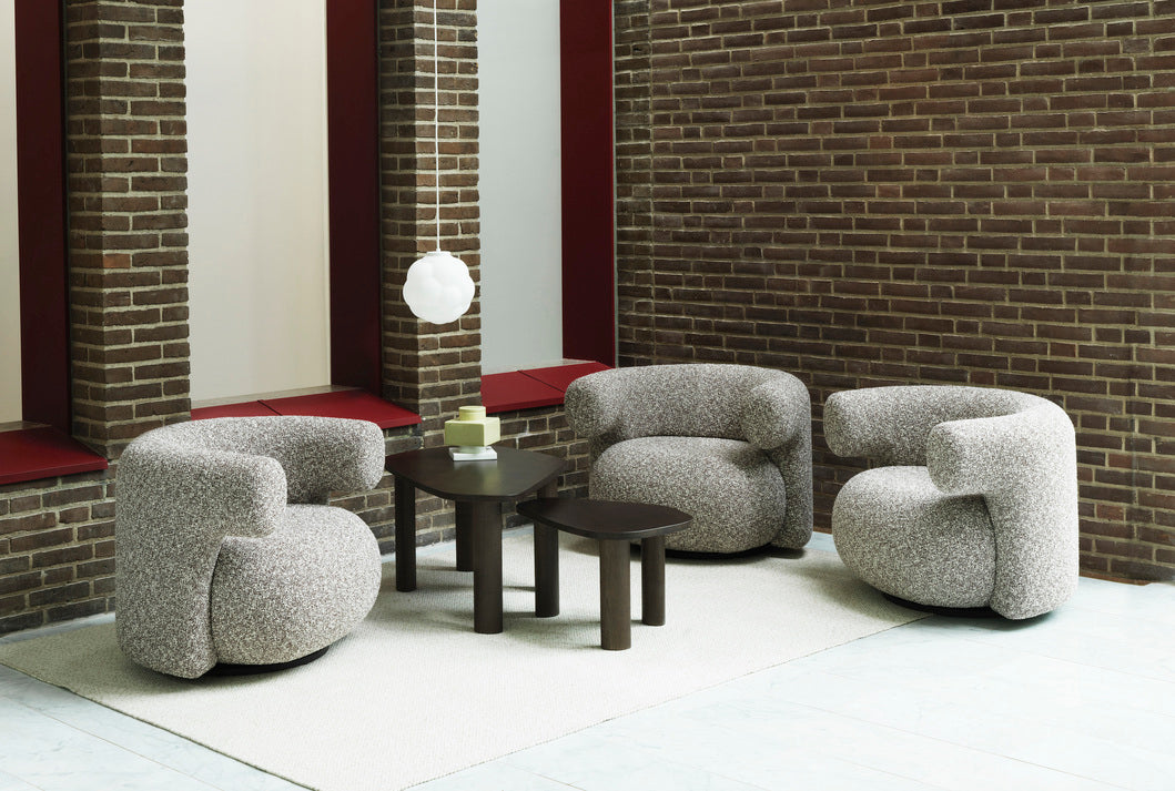 Sculp Couchtisch gefärbt Asche