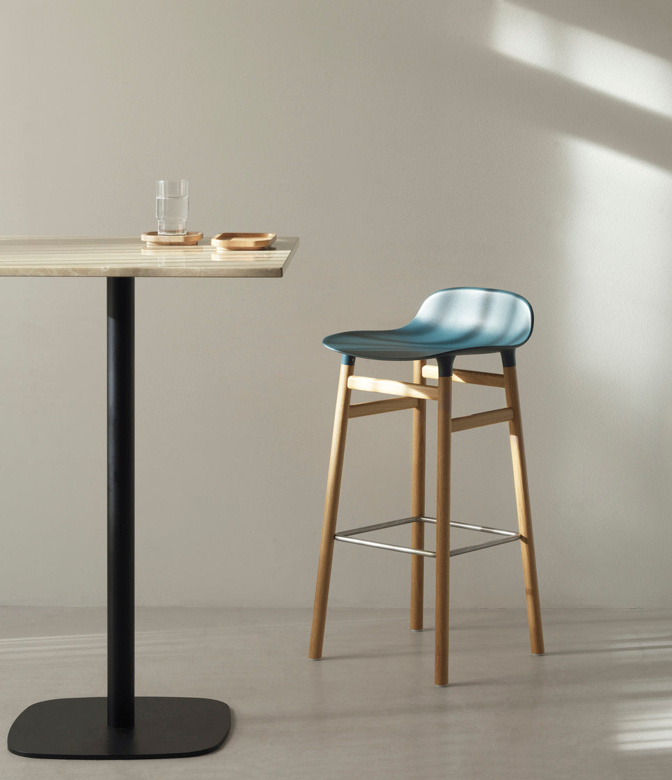 Hocker forms warm gray with a nutty base