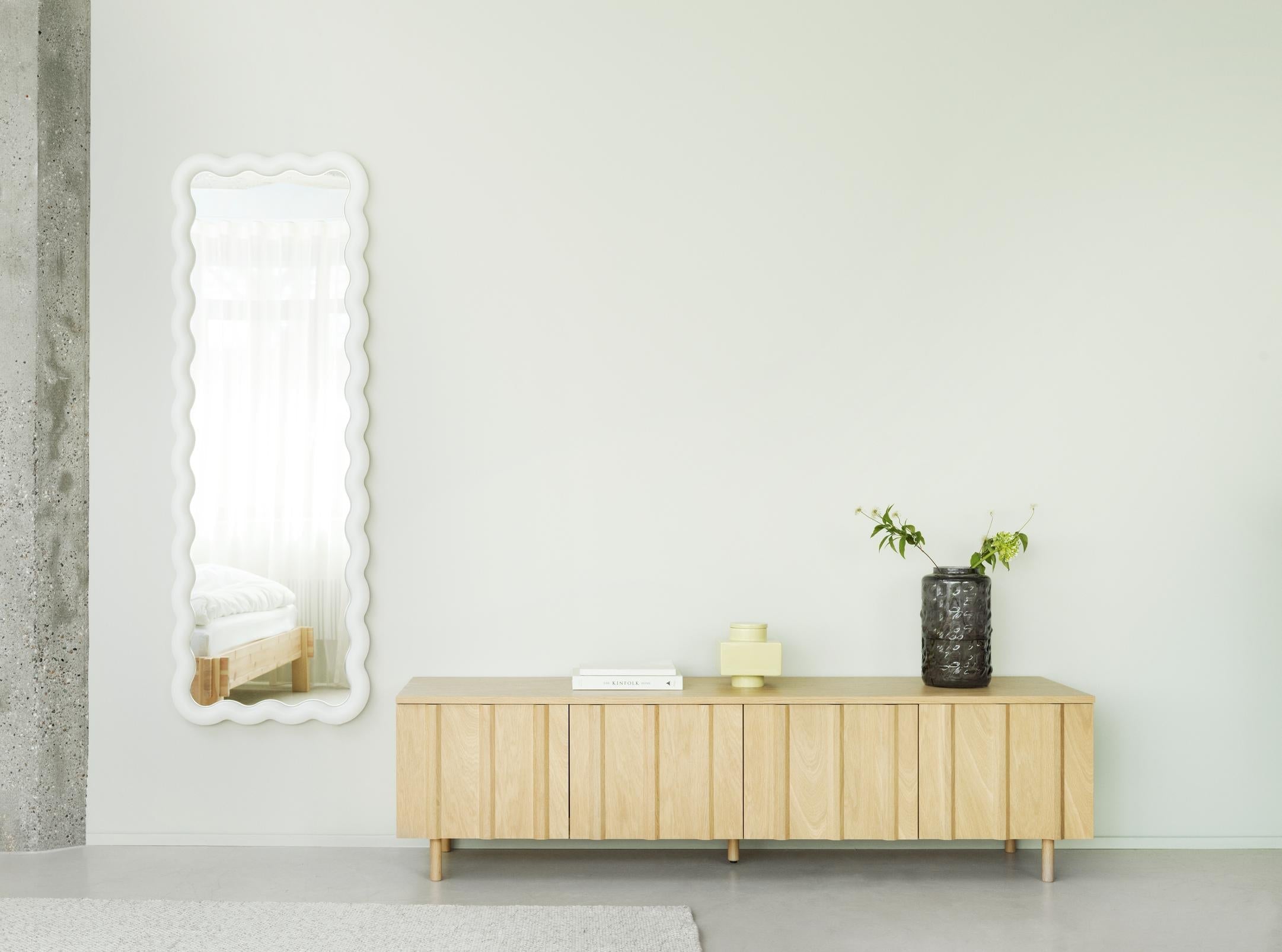 Illu illuminated mirror white frame
