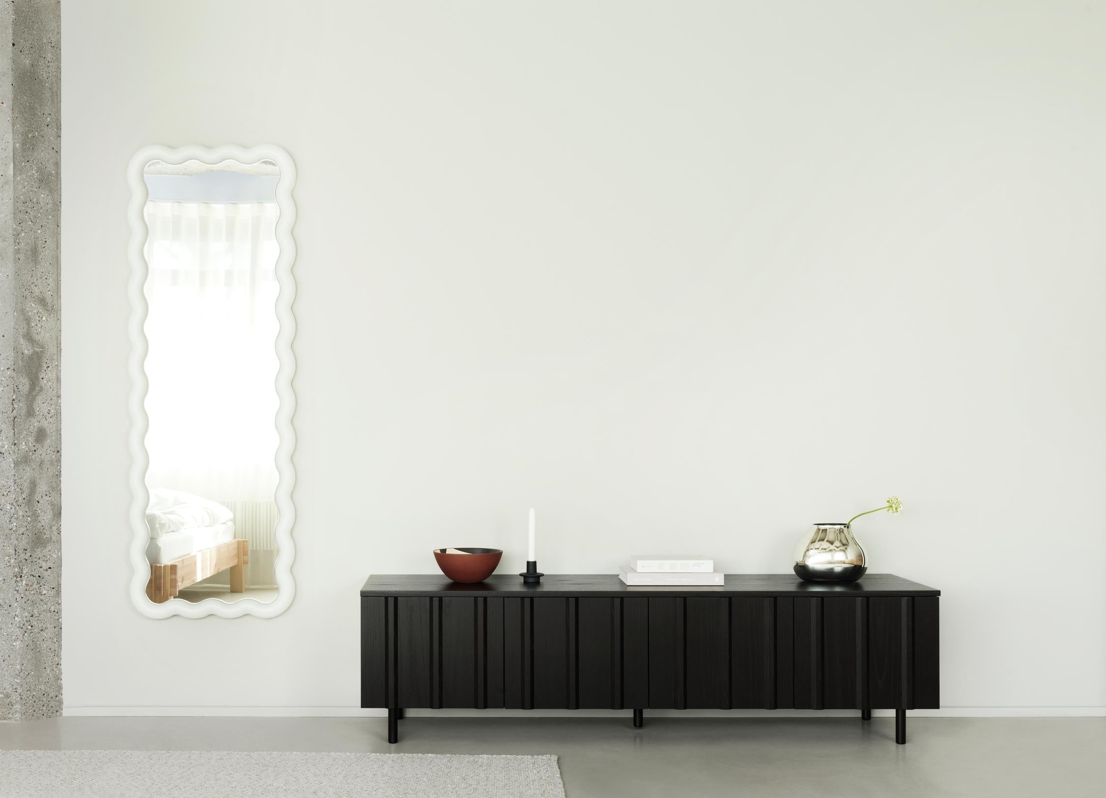 Illu illuminated mirror white frame