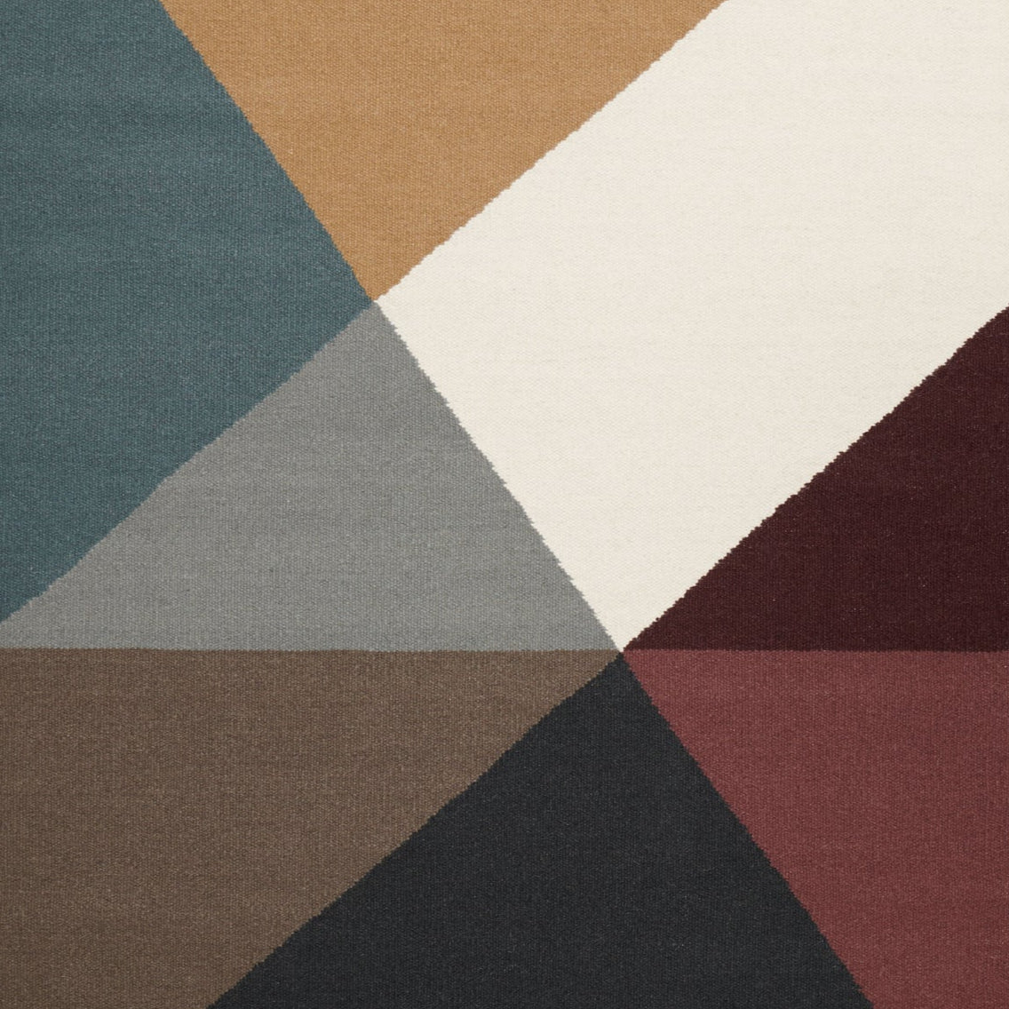 Teppich METRI - SENFGELB beige mit Orange
