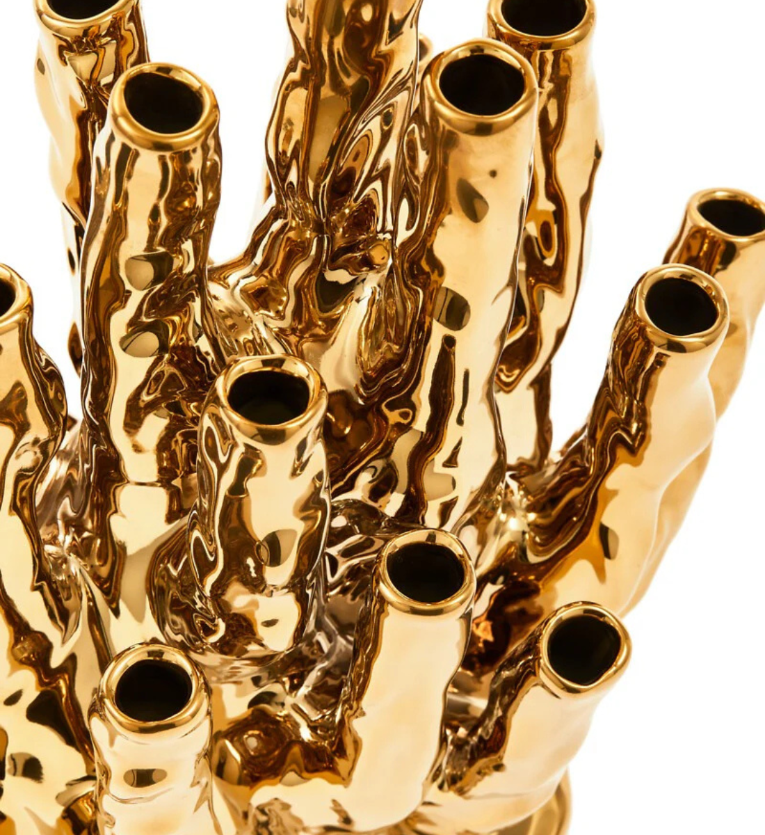 CORAL 10-TULPEN Vase gold