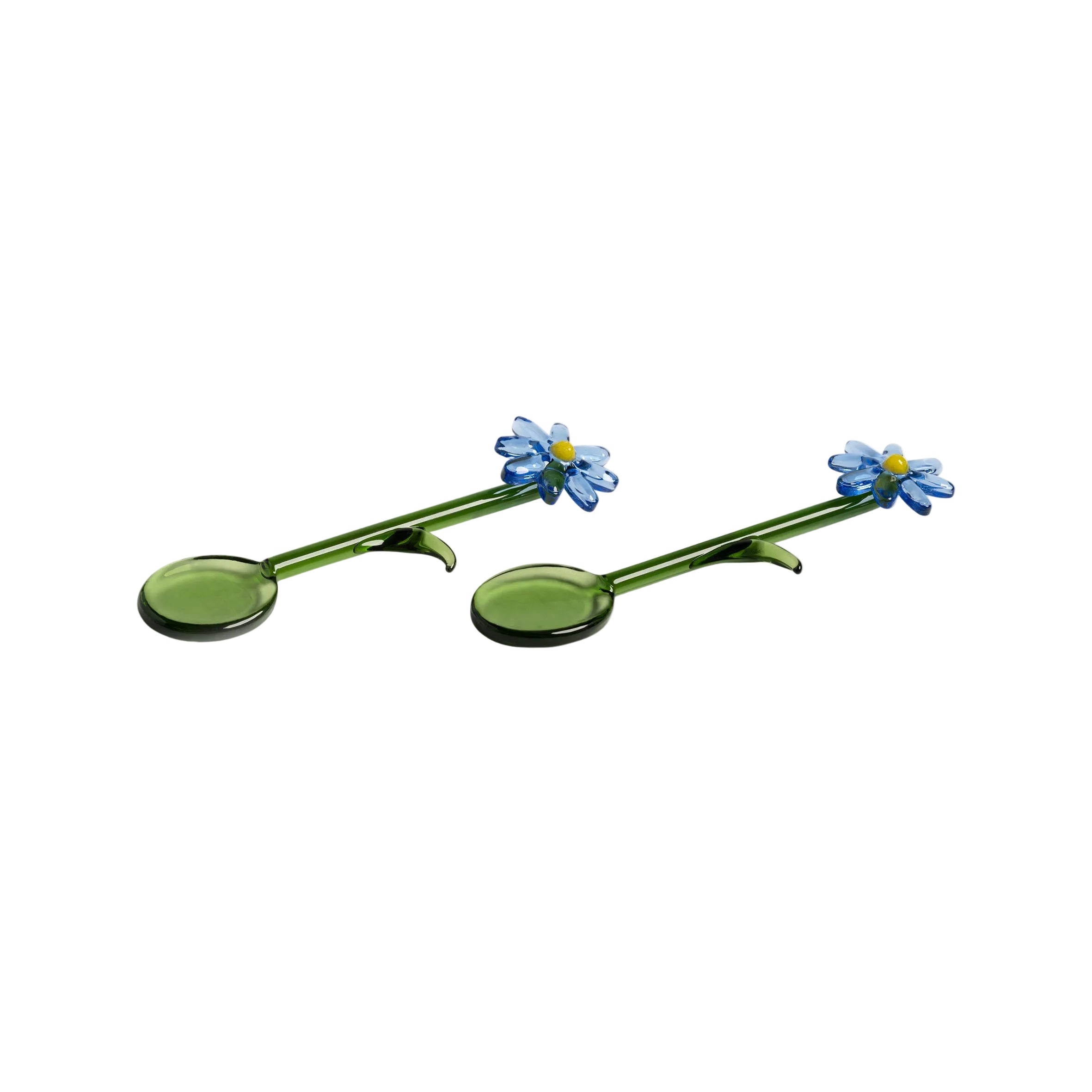 FLORA Green and Blue Spoon Set