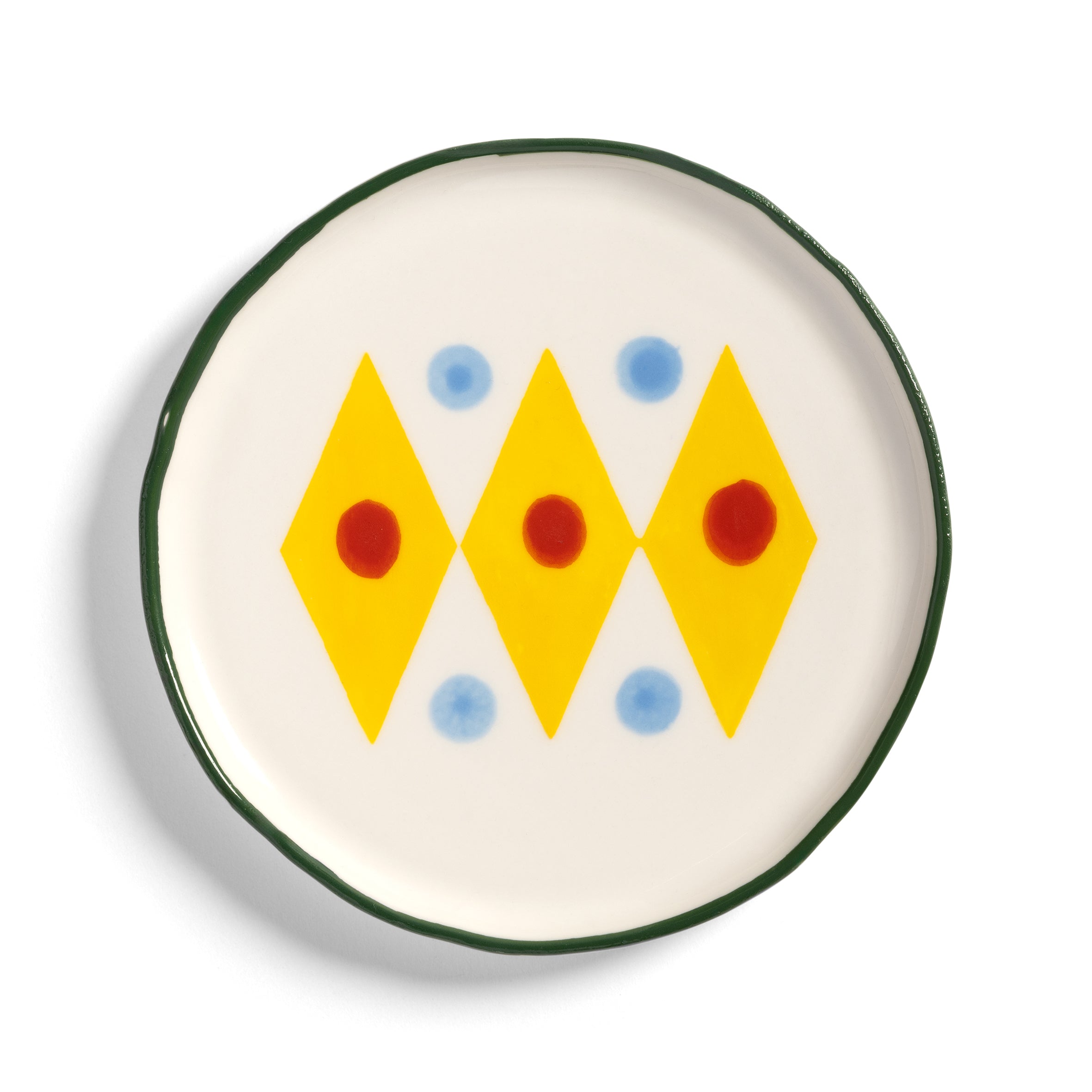 FESTIVO Colorful Porcelain Dessert Plate Set
