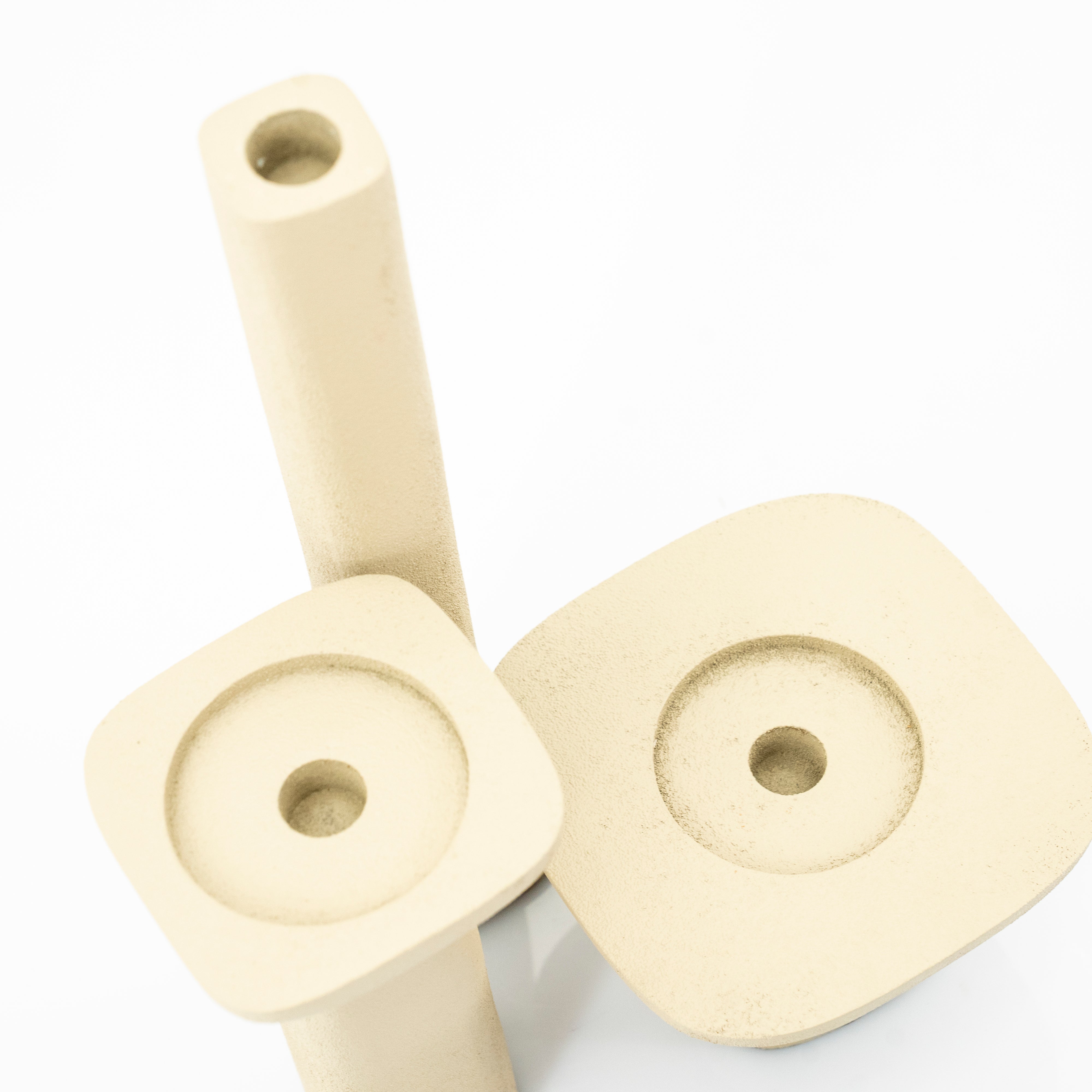 Kerzenhalter SQUAND beige
