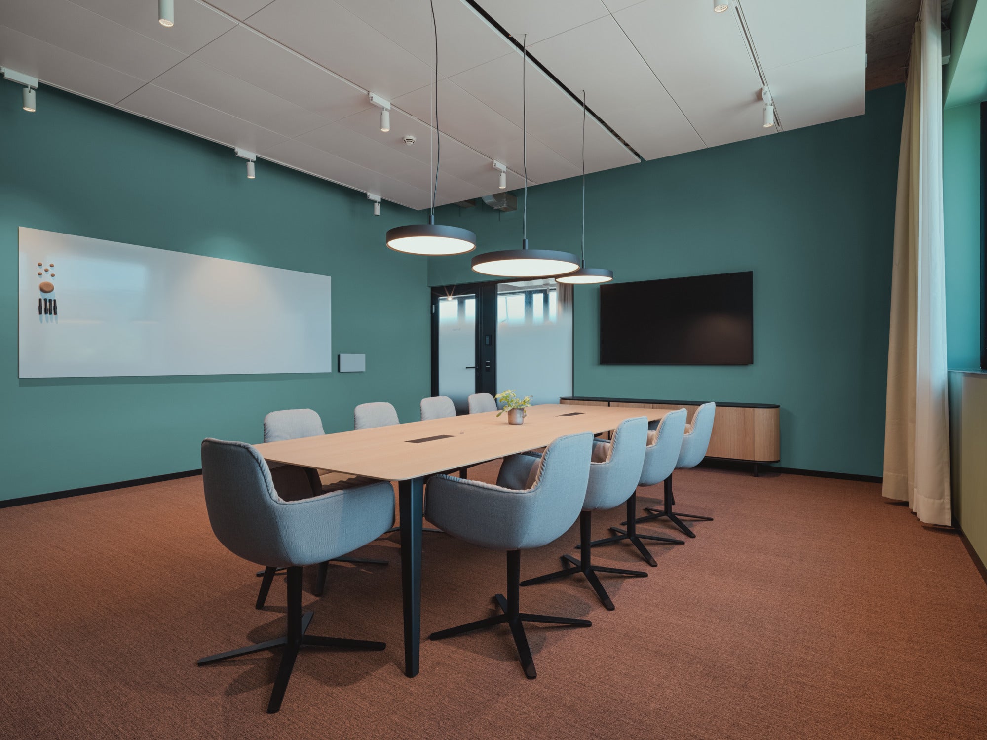 LP SLIM ROUND black pendant lamp