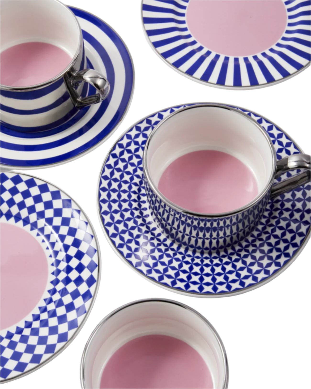 AUNTY COFFEE CUPS dark blue coffee cup set