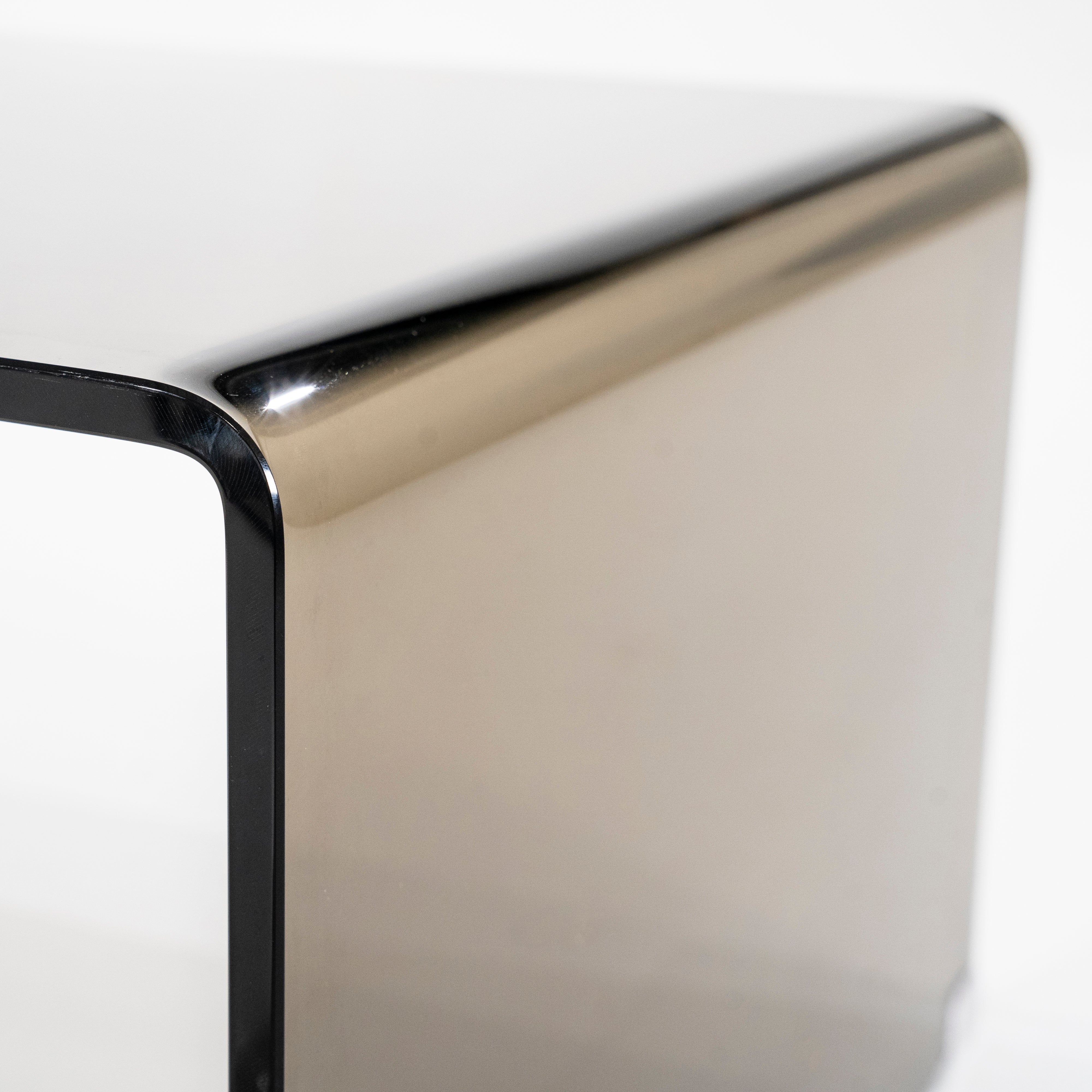 SHADOW coffee table brown glass