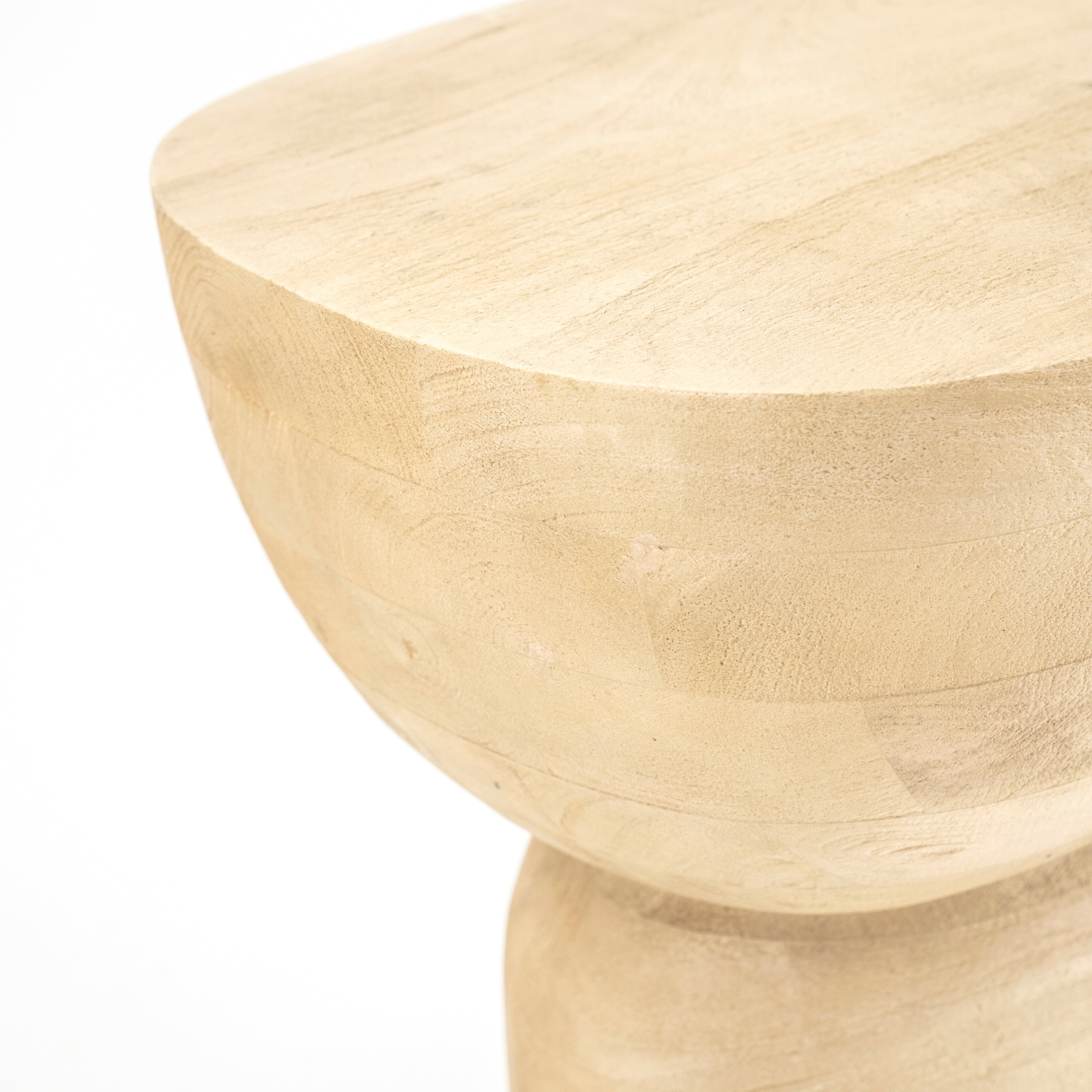 COBBLE side table mango wood