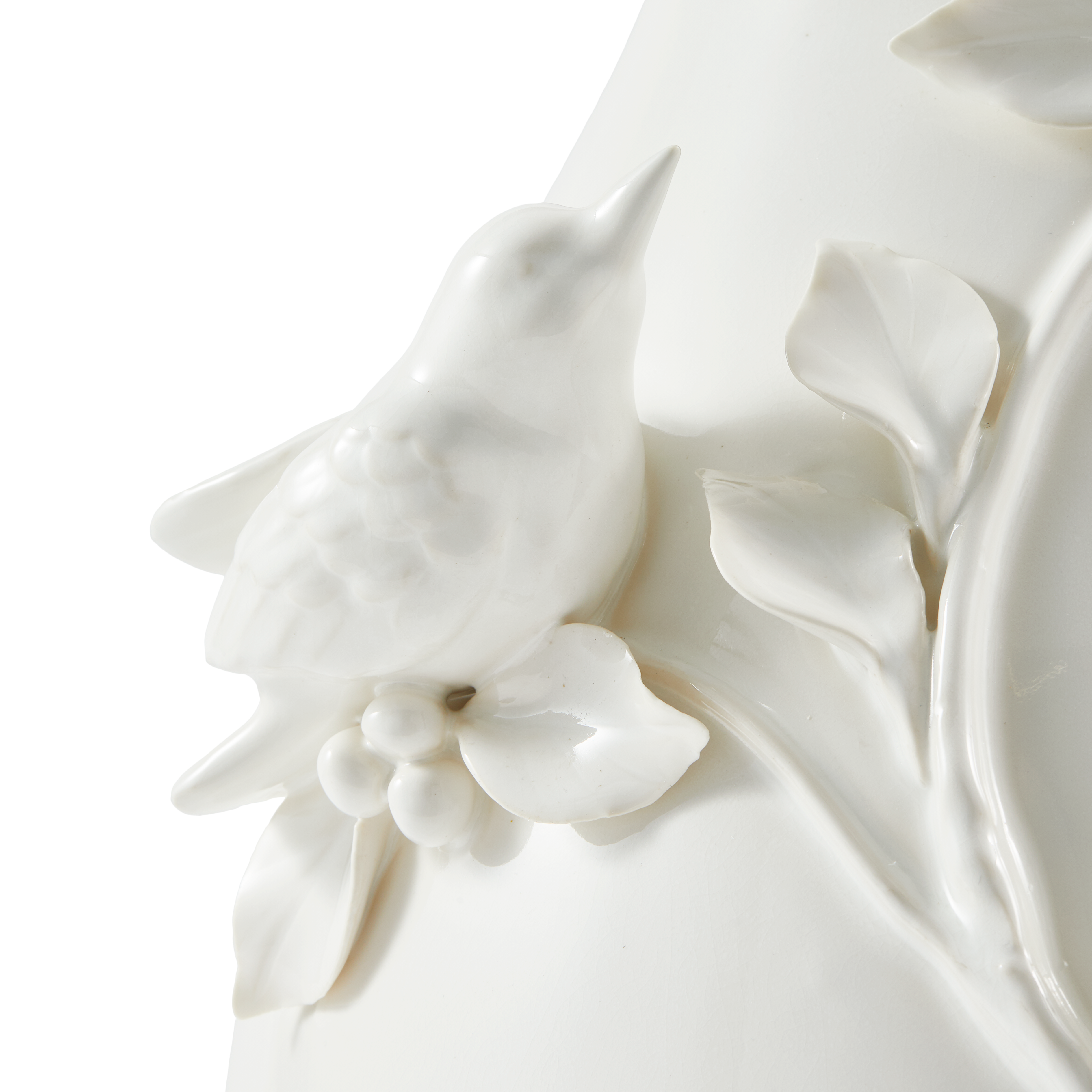 3D BIRDS Vase white