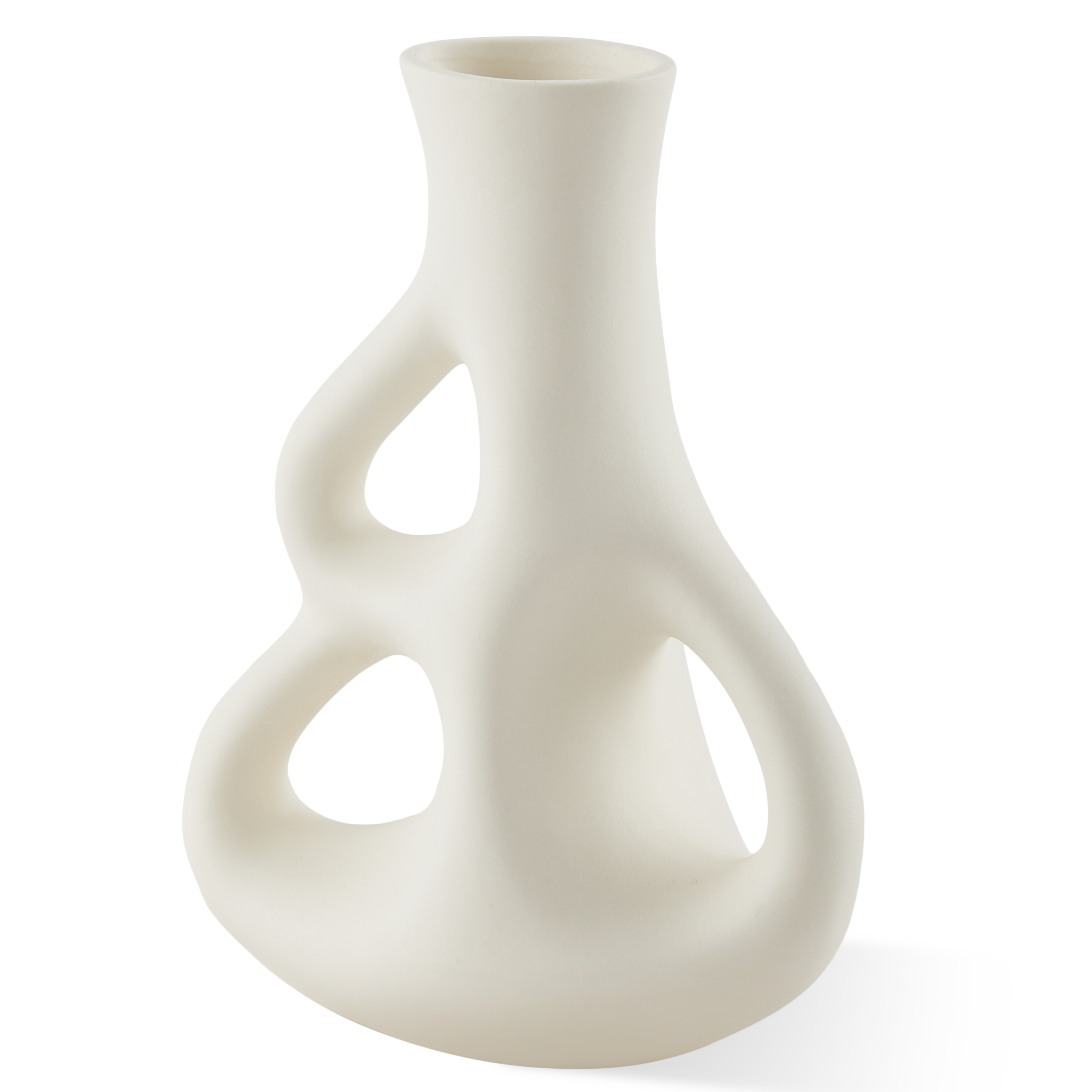 THREE EARS White Vase