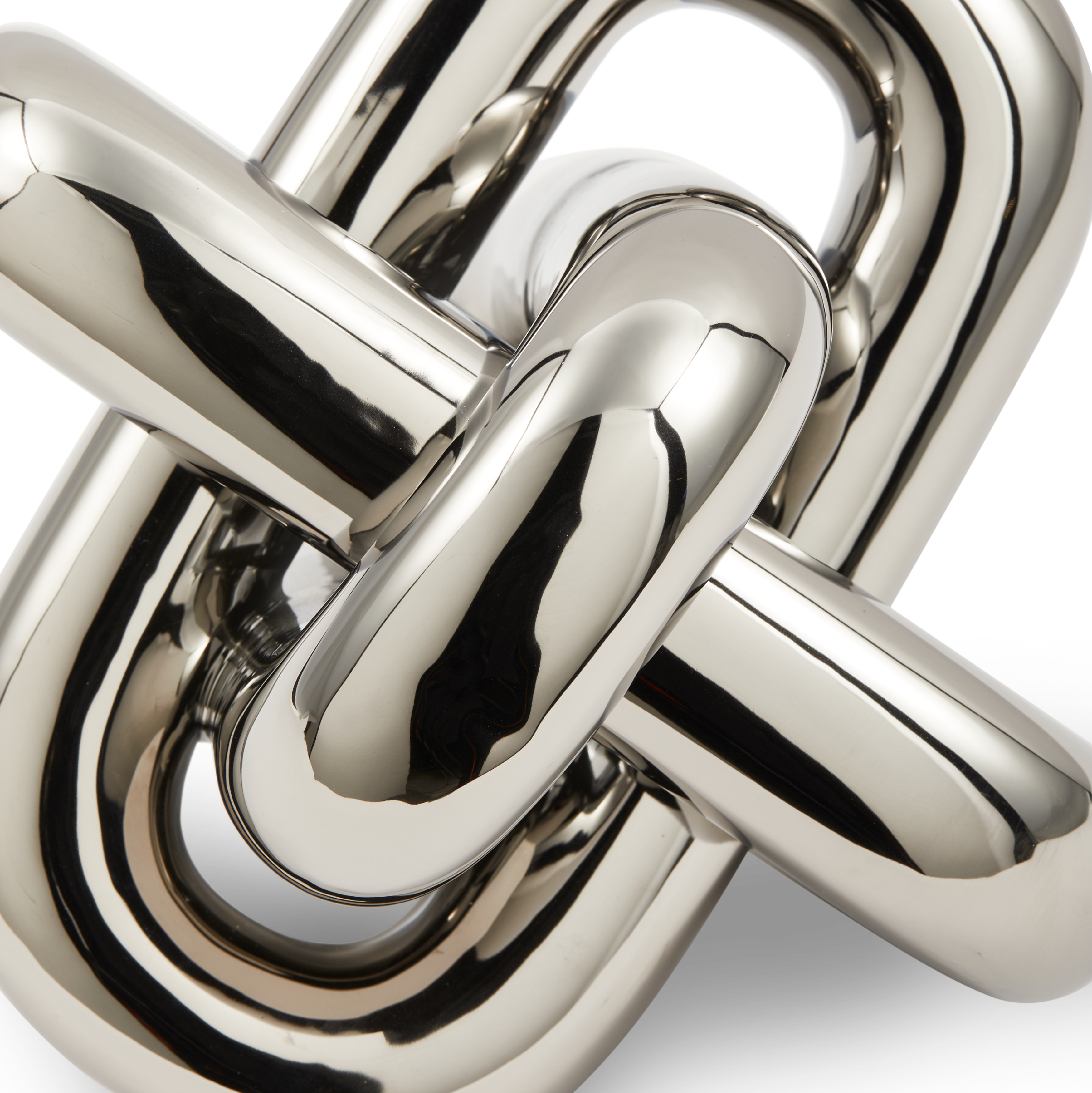 Decorative Figure MOVING CHAIN Silver