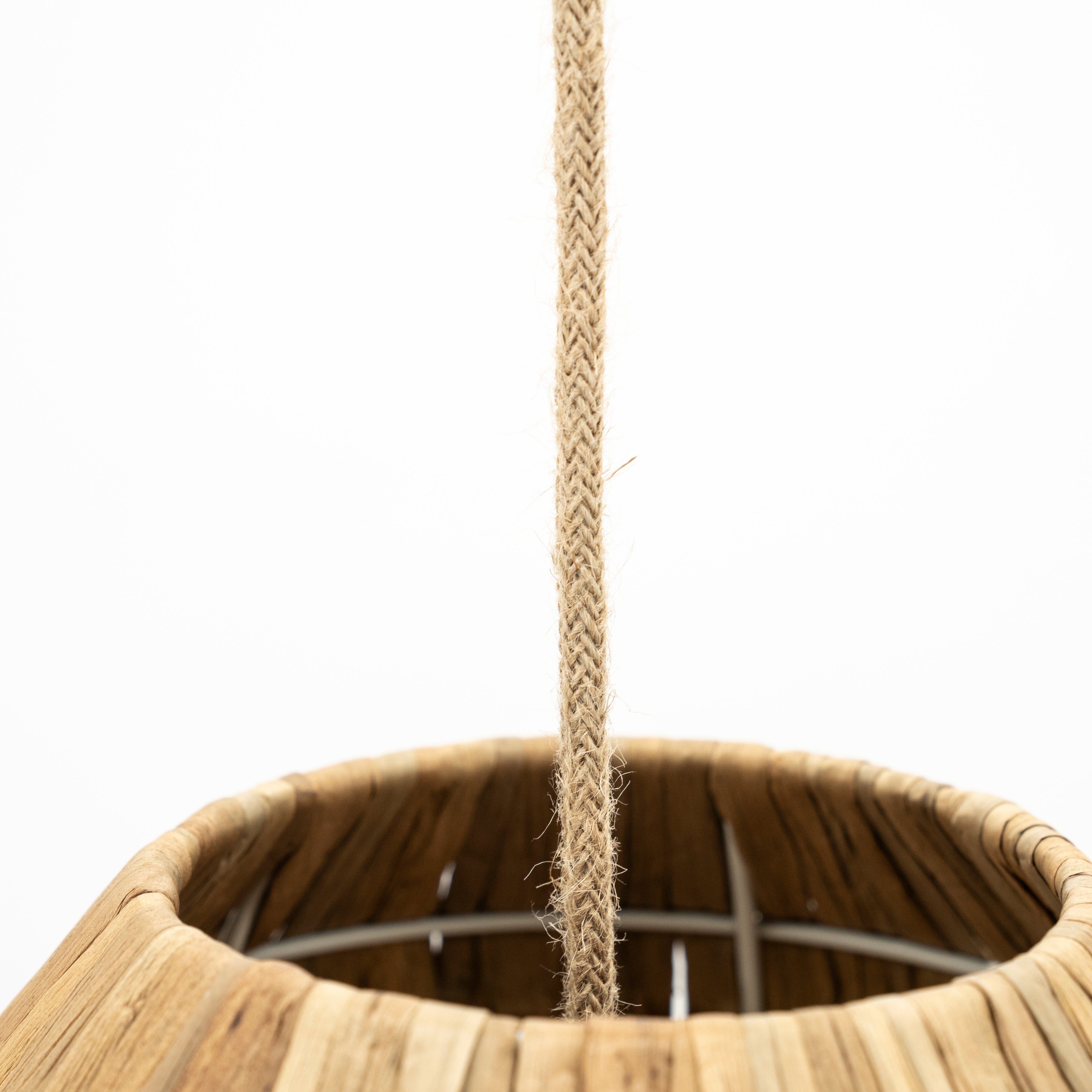Pendant lamp REB cotton with sea grass
