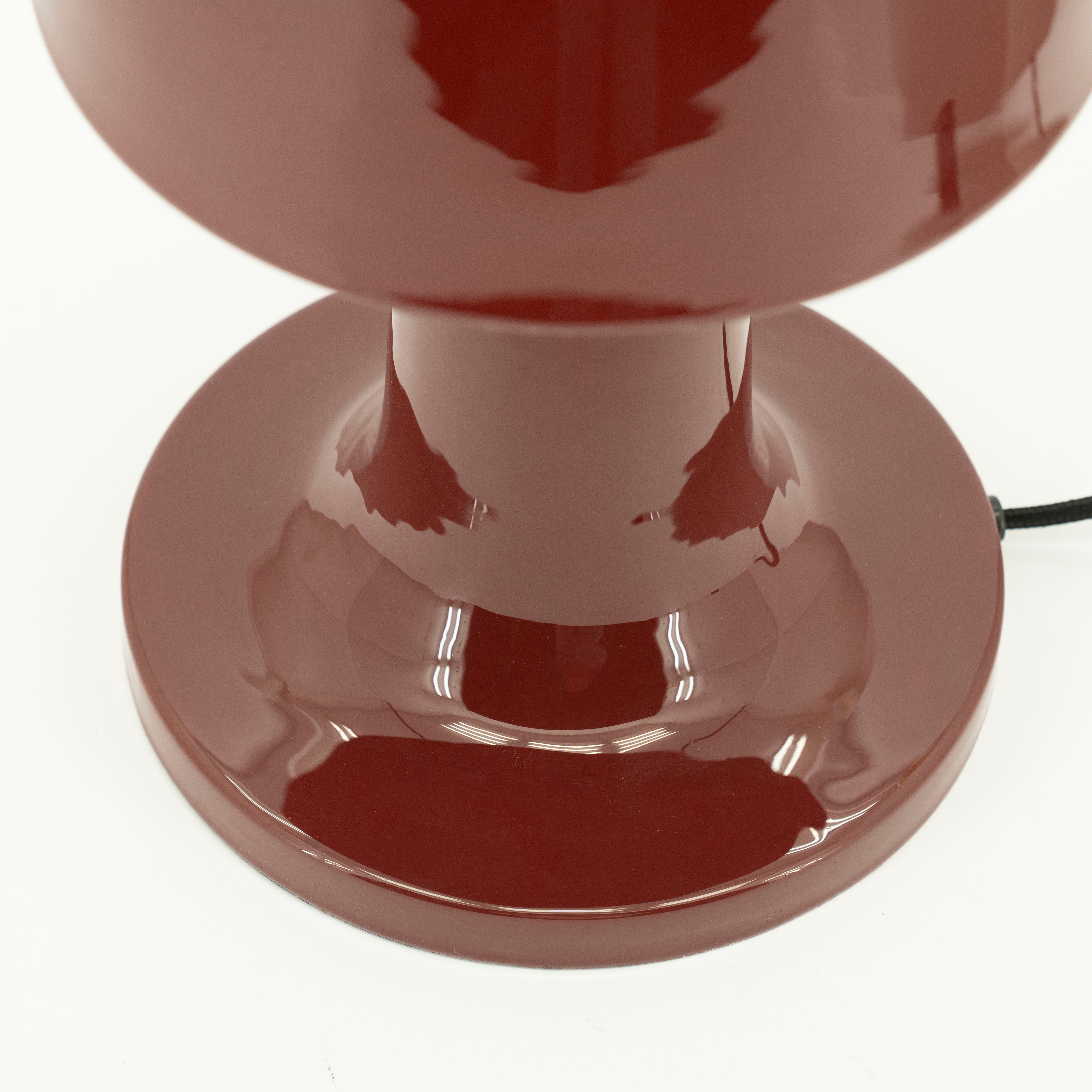 Tischlampe ALVO burgunderrot