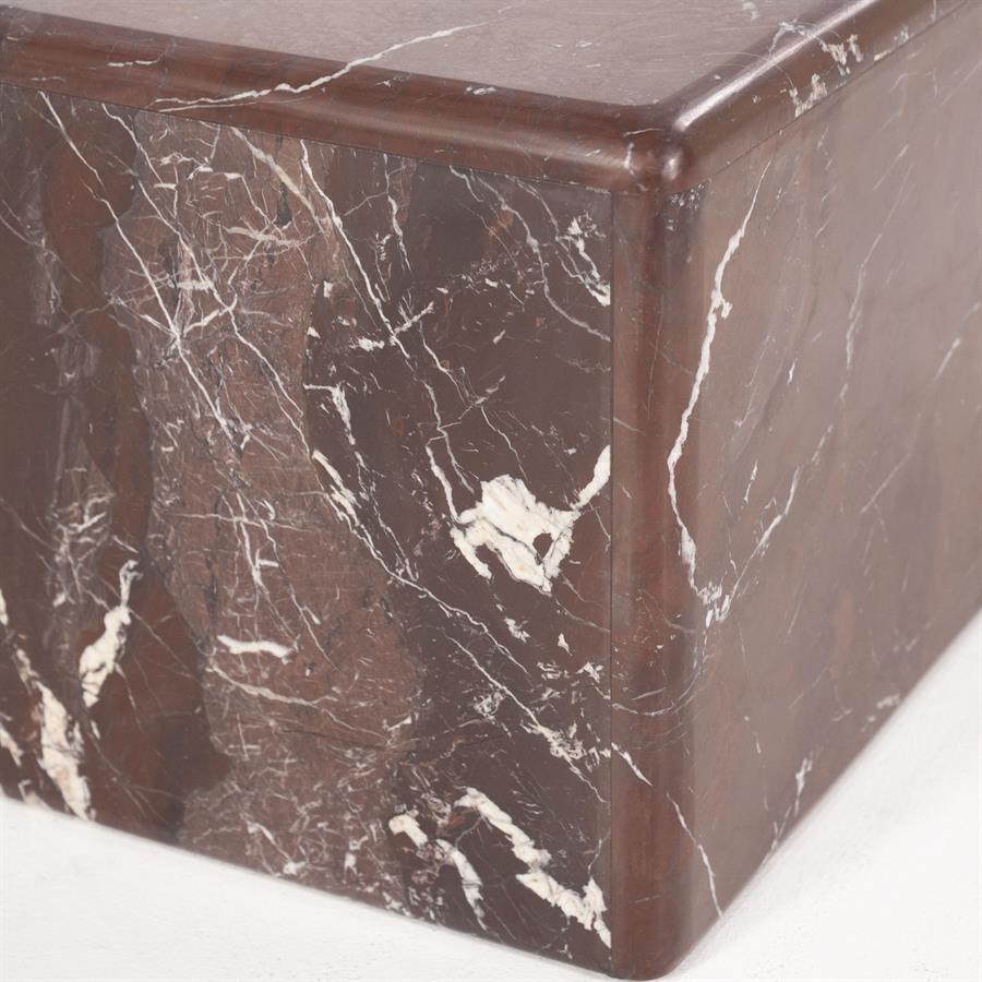 Couchtisch DICE bordeaux Marmor