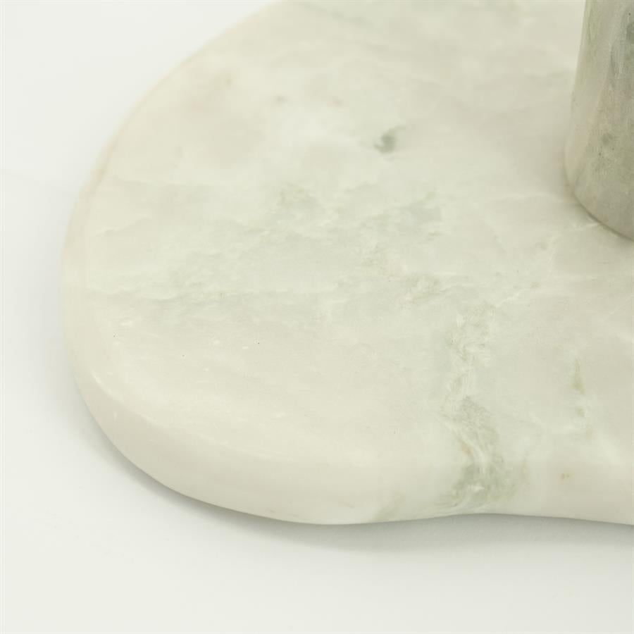 Beistelltisch ROSSO creme Marmor