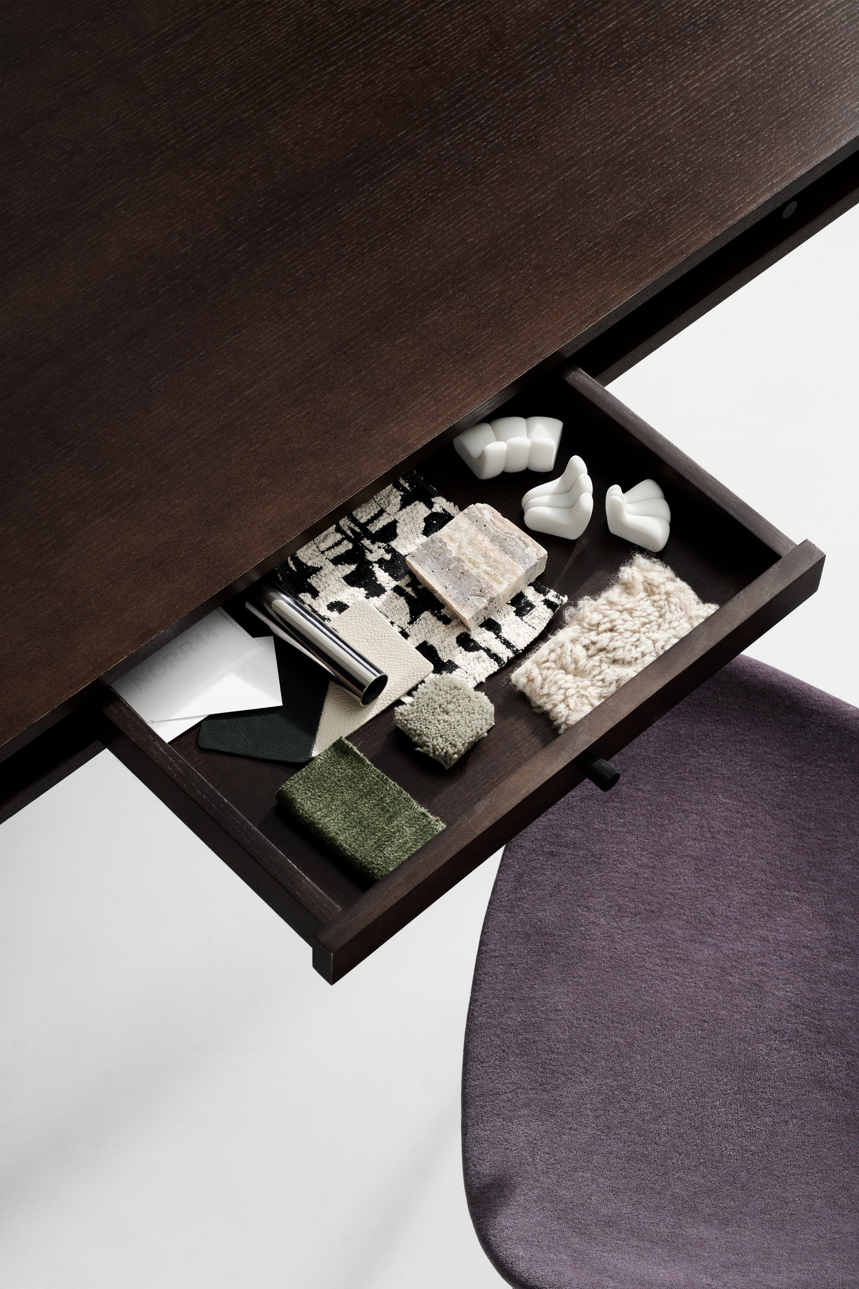 Adjustable Desk JFK Black Ash Wood