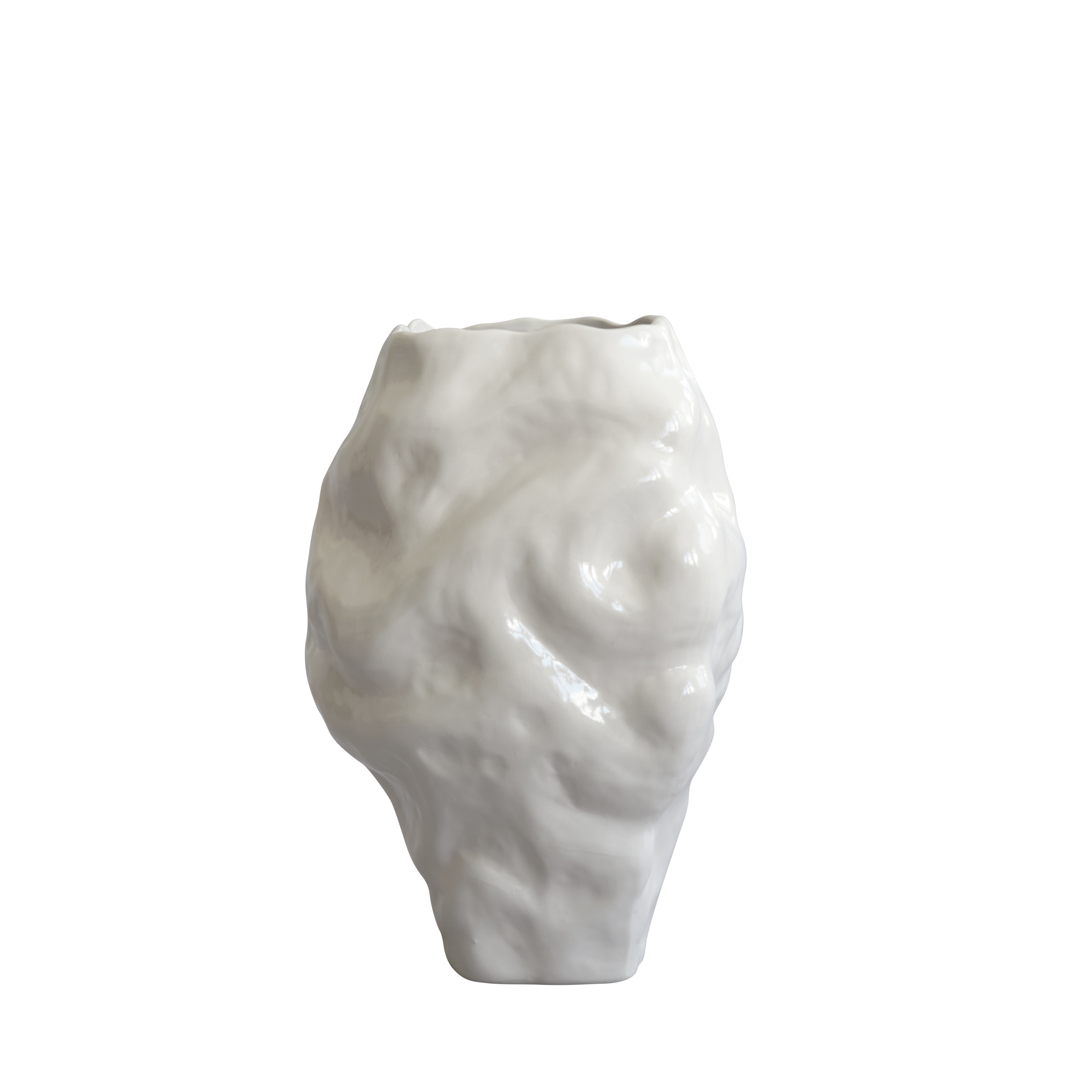 KATACHI Vase white ceramic