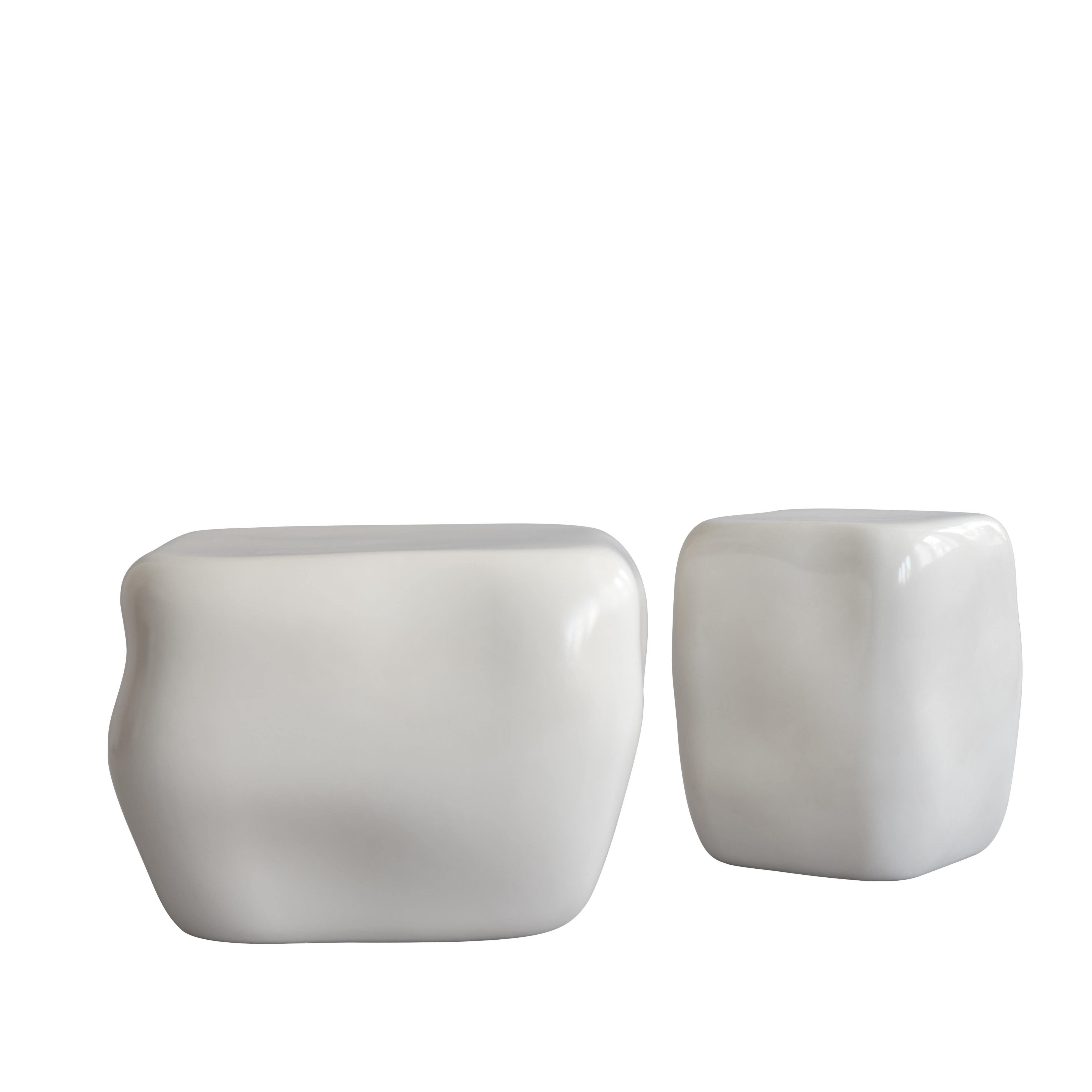 ISHI Coffee Table White Ceramic