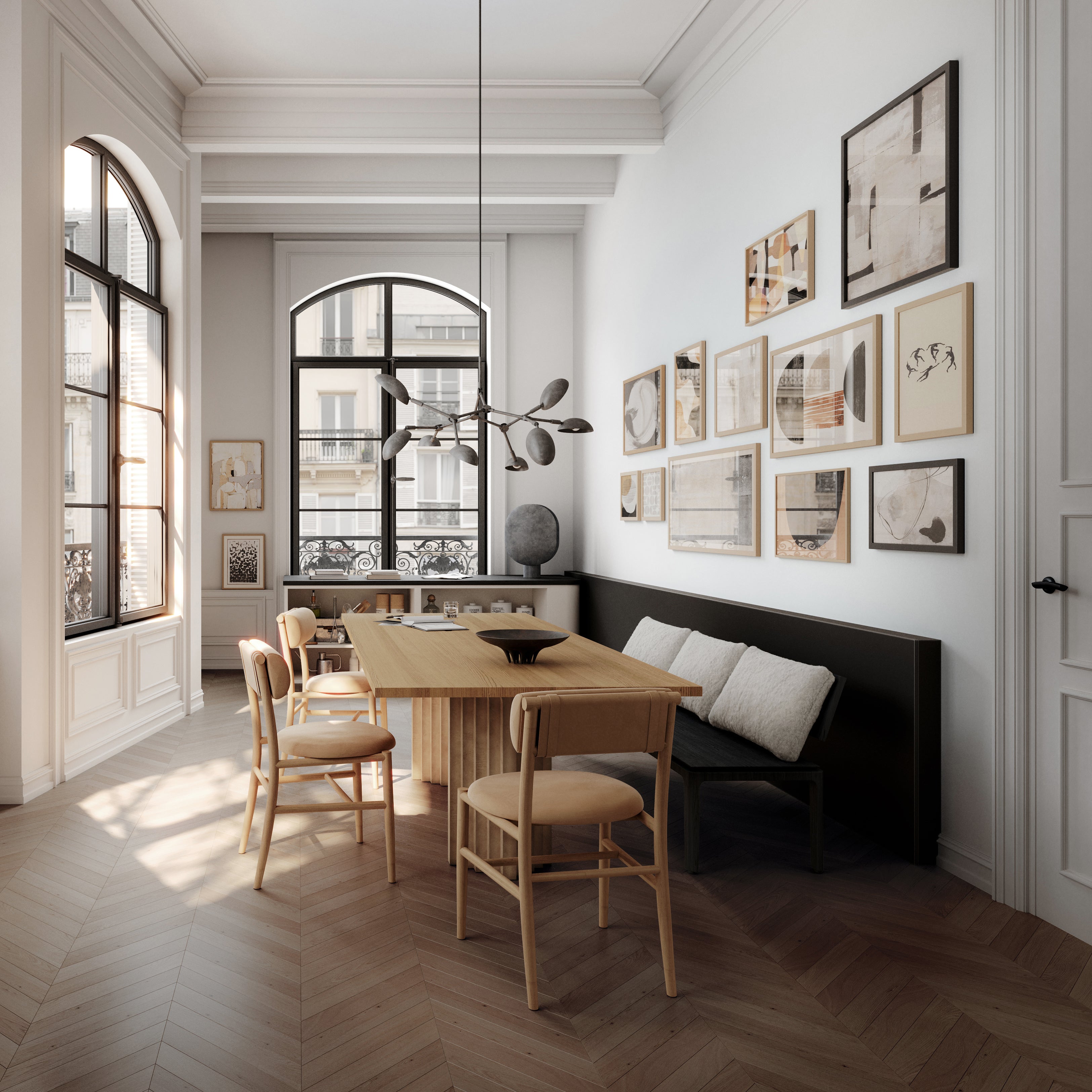 Chair NAMA warm beige nubuck