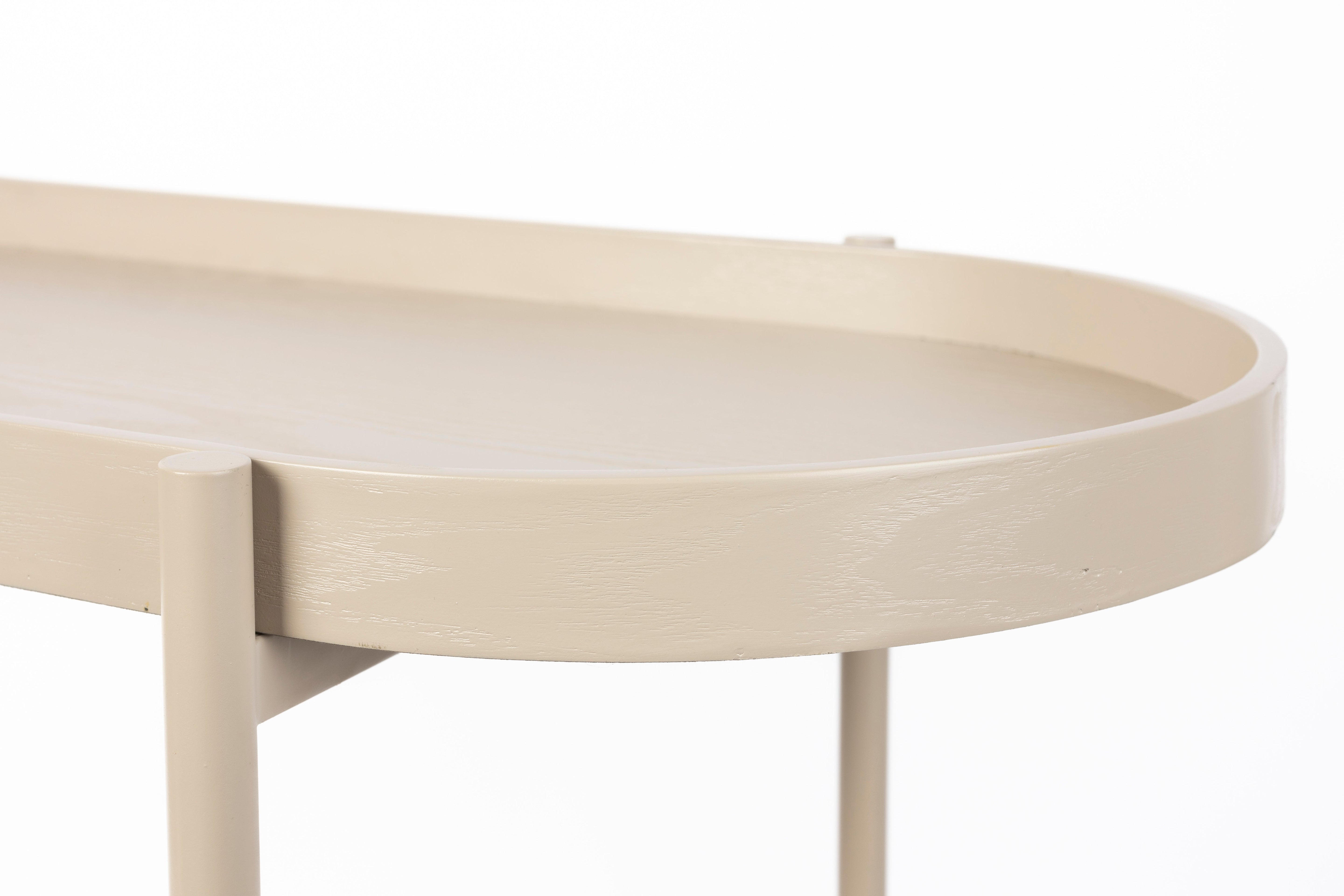 Amaya Beige Konsole mit Rattan