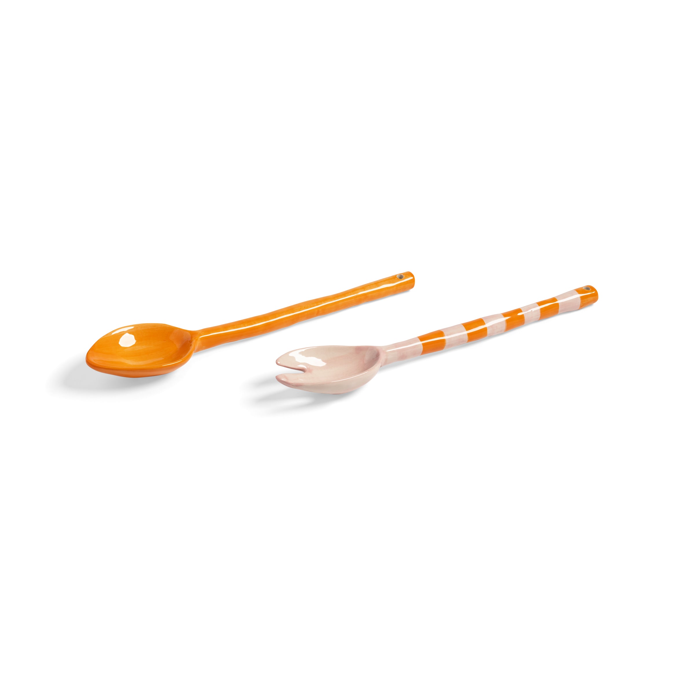 BOAVISTA STRIPE Orange Salad Cutlery