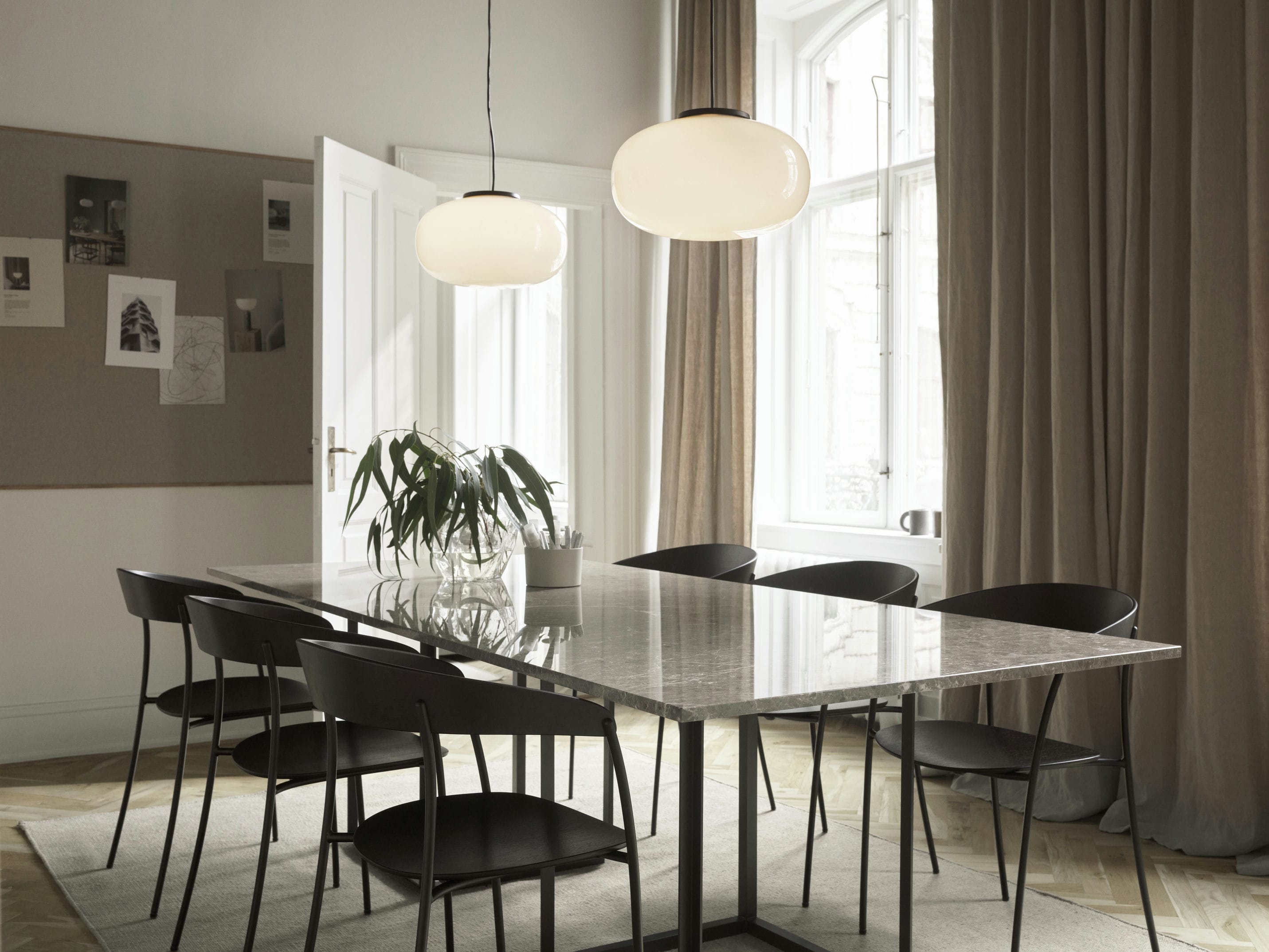 Hängende Lampe Karl Johan Opailling Glass